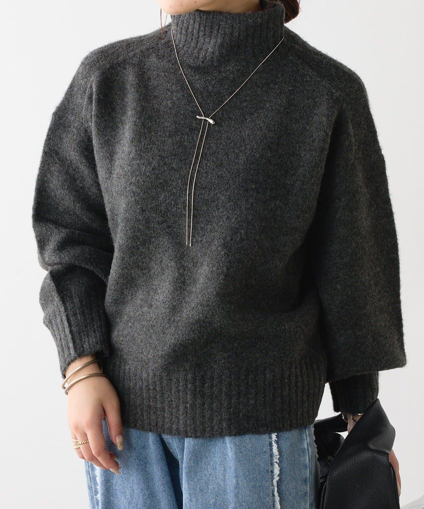 【優先】犛牛毛高領套頭毛衣