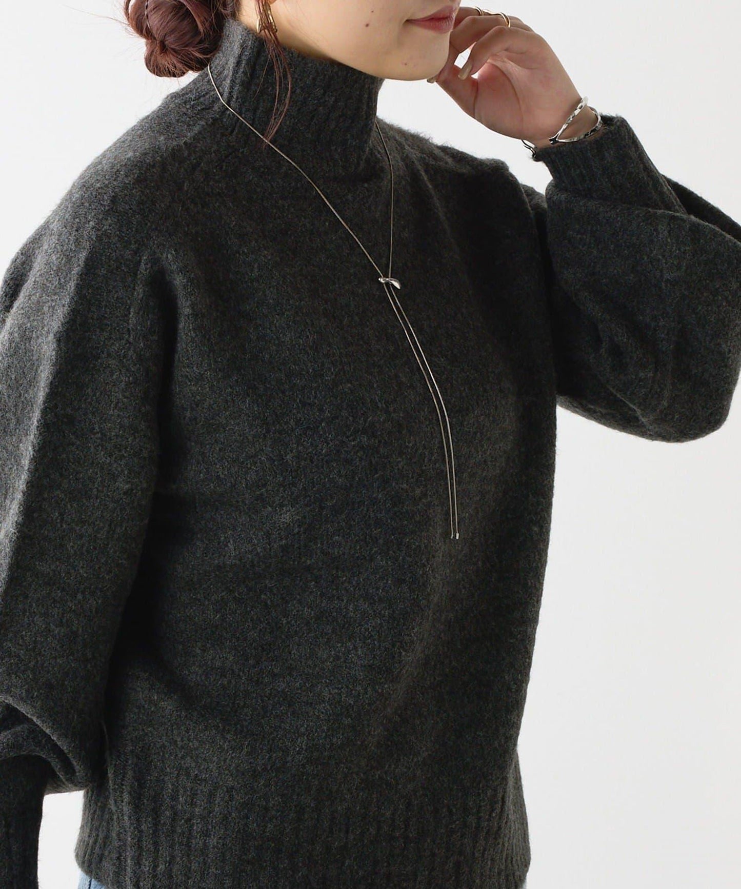 【優先】犛牛毛高領套頭毛衣