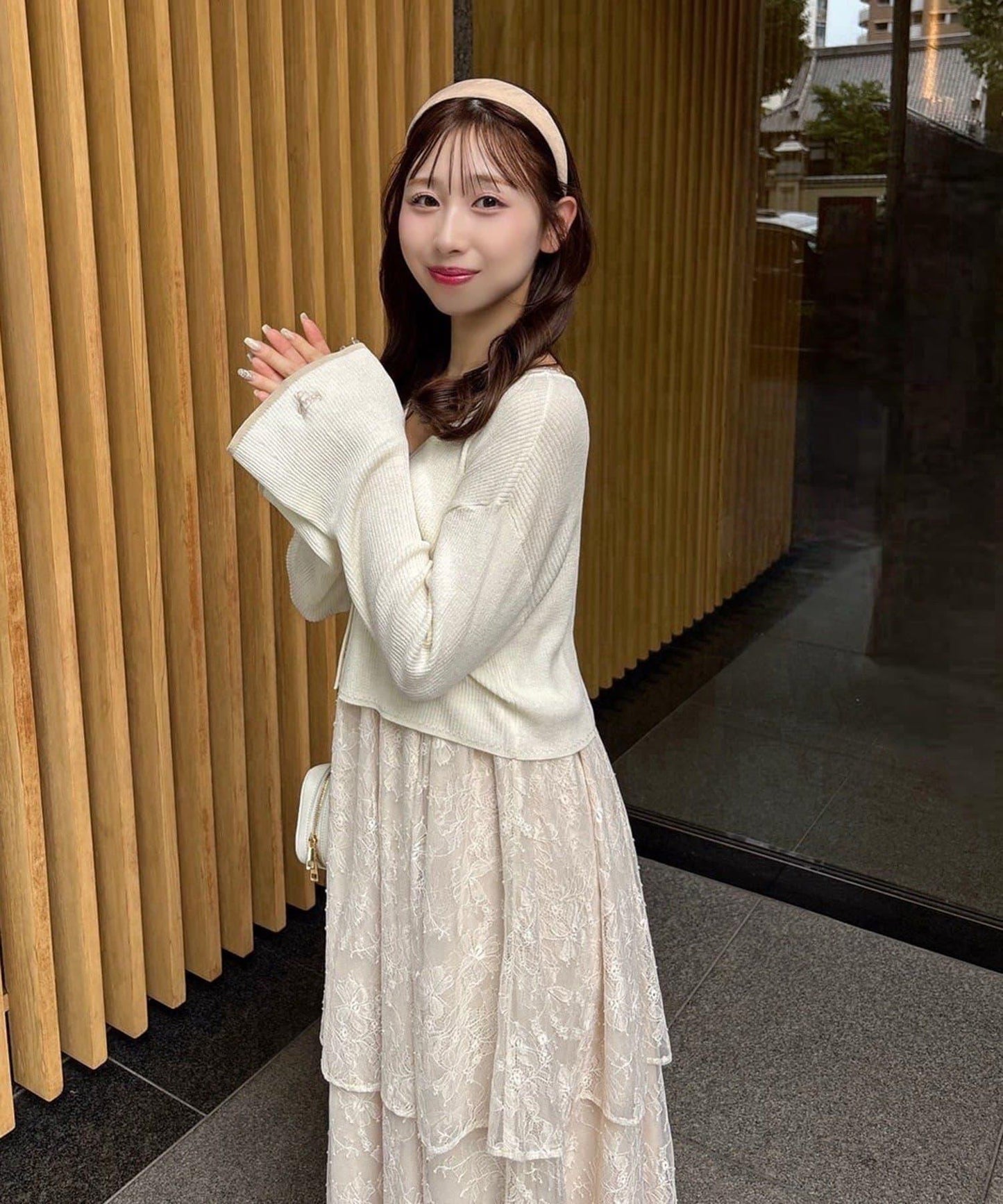 【miyabi企畫】層疊吊帶連衣裙+開衫套裝