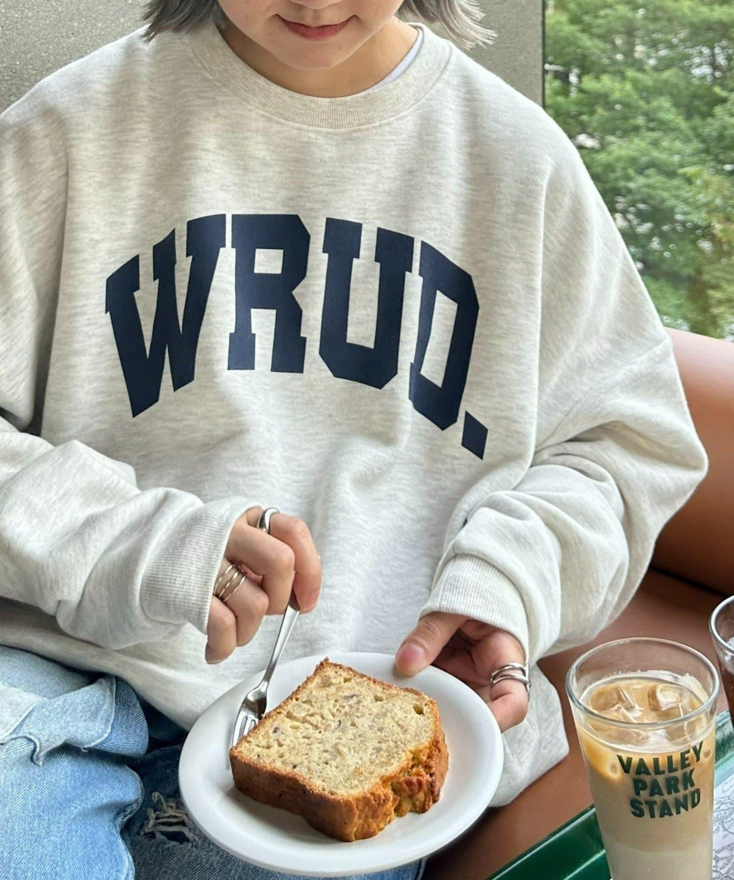 WRUD.寬鬆版型標誌衛衣