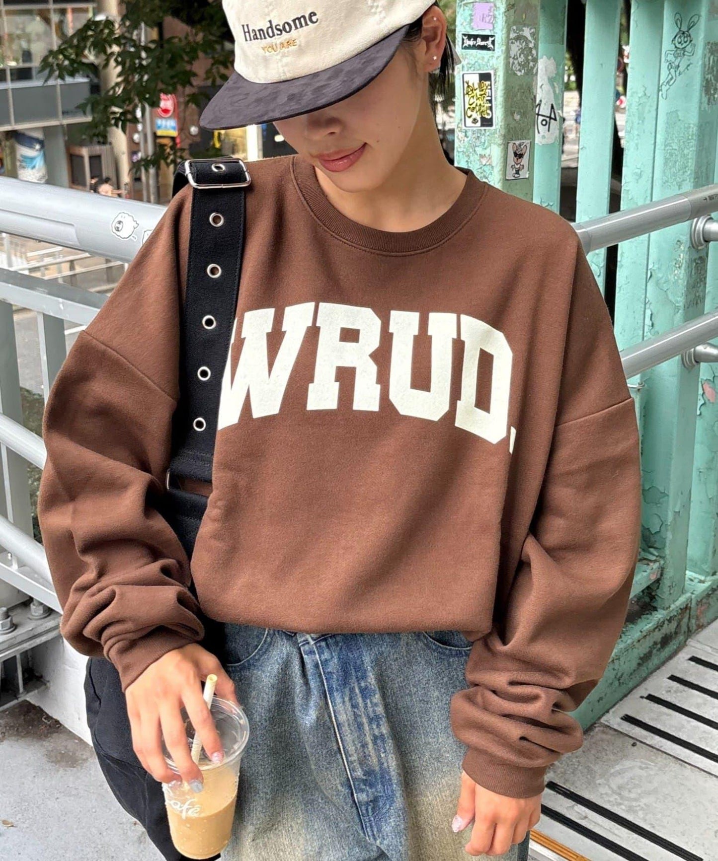 WRUD.寬鬆版型標誌衛衣