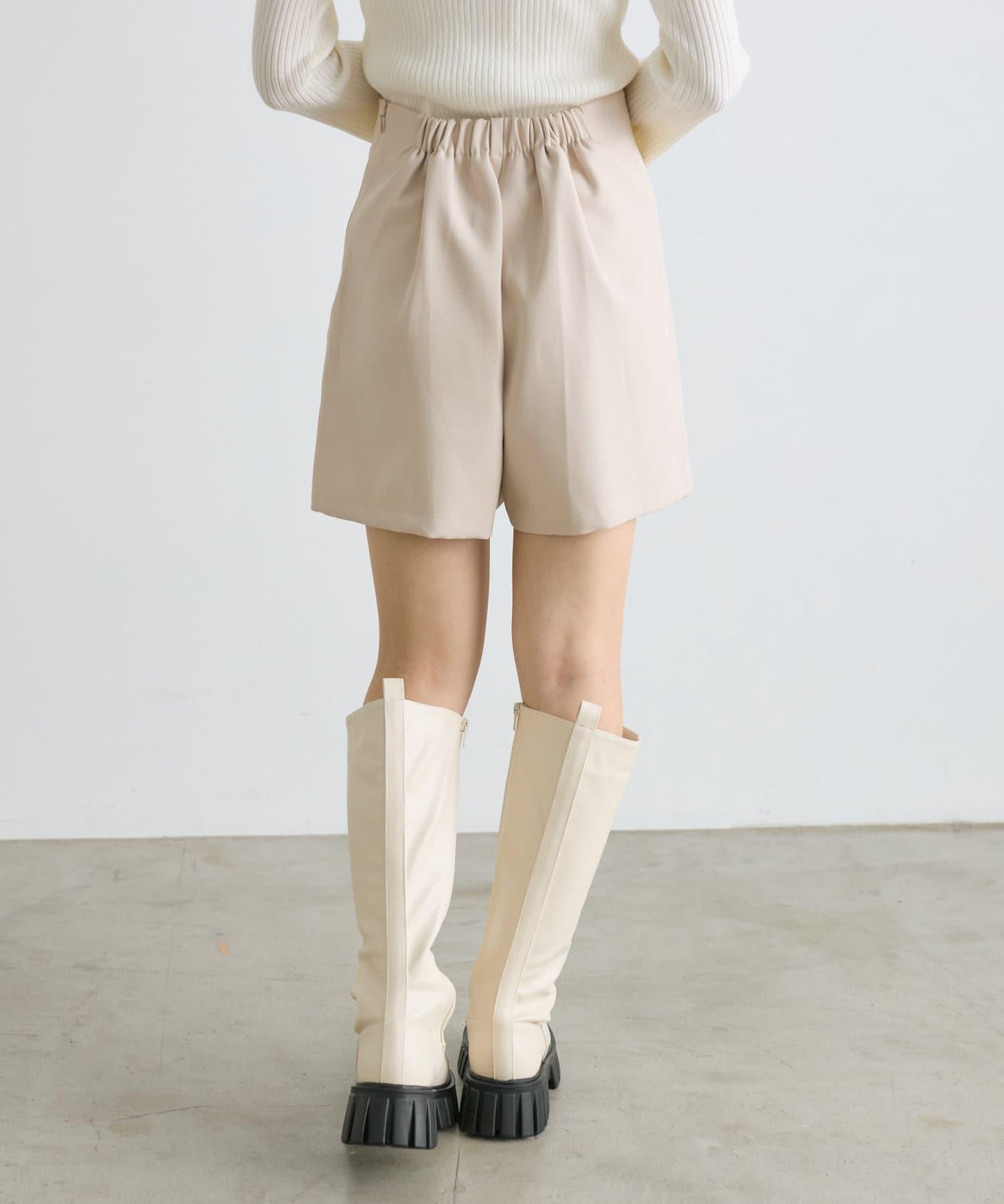 【w closet】開衩迷你裙褲