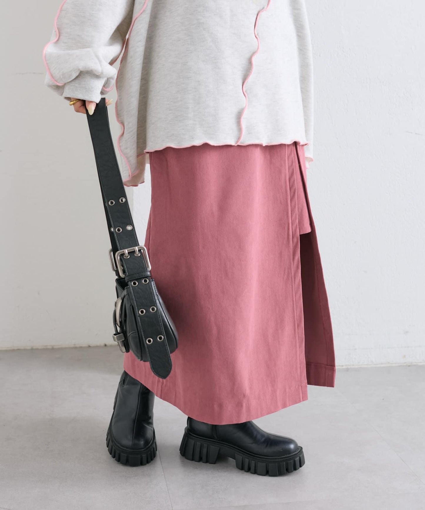 【w closet】開叉長裙