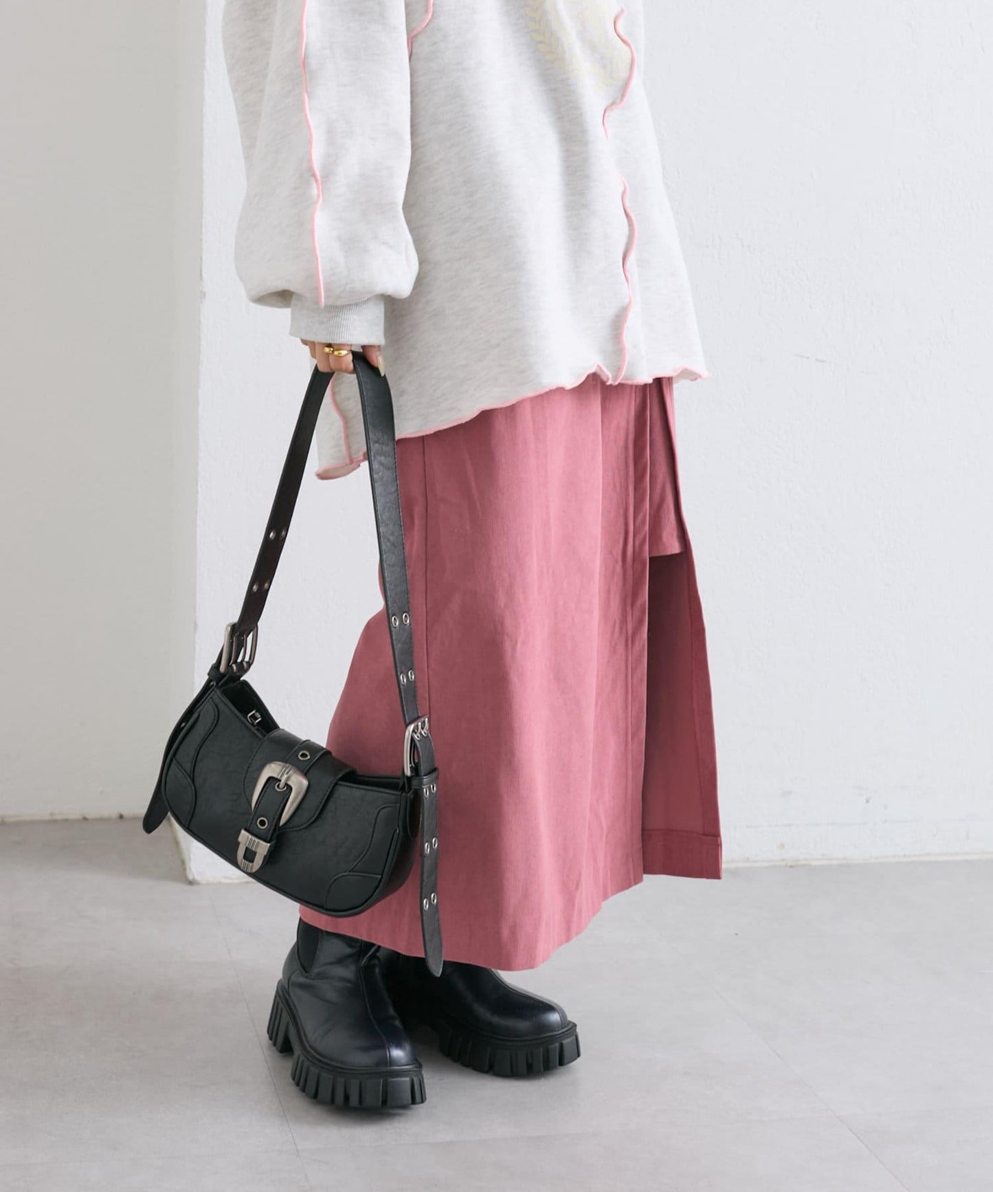 【w closet】開叉長裙