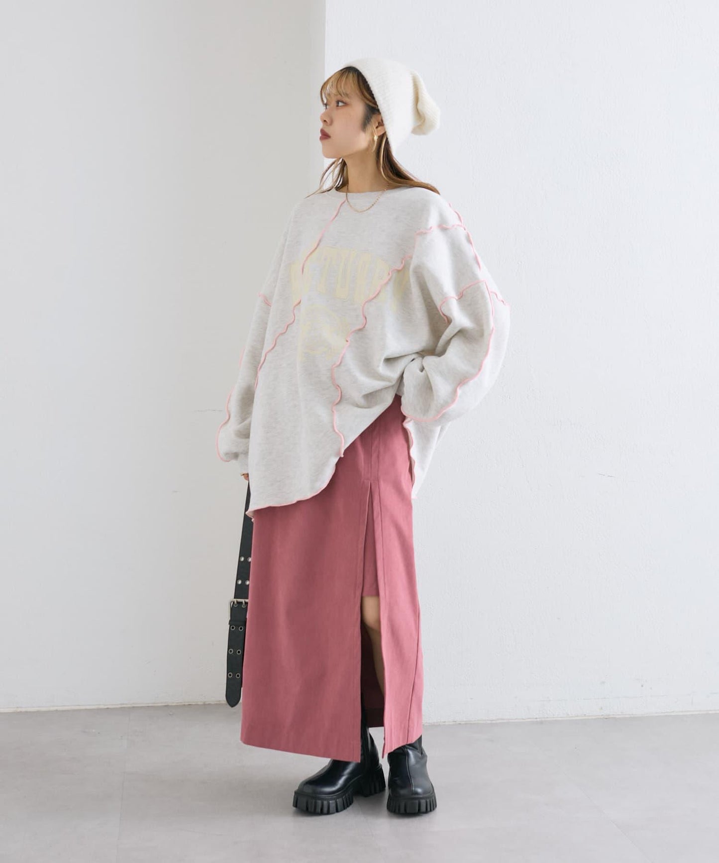 【w closet】開叉長裙