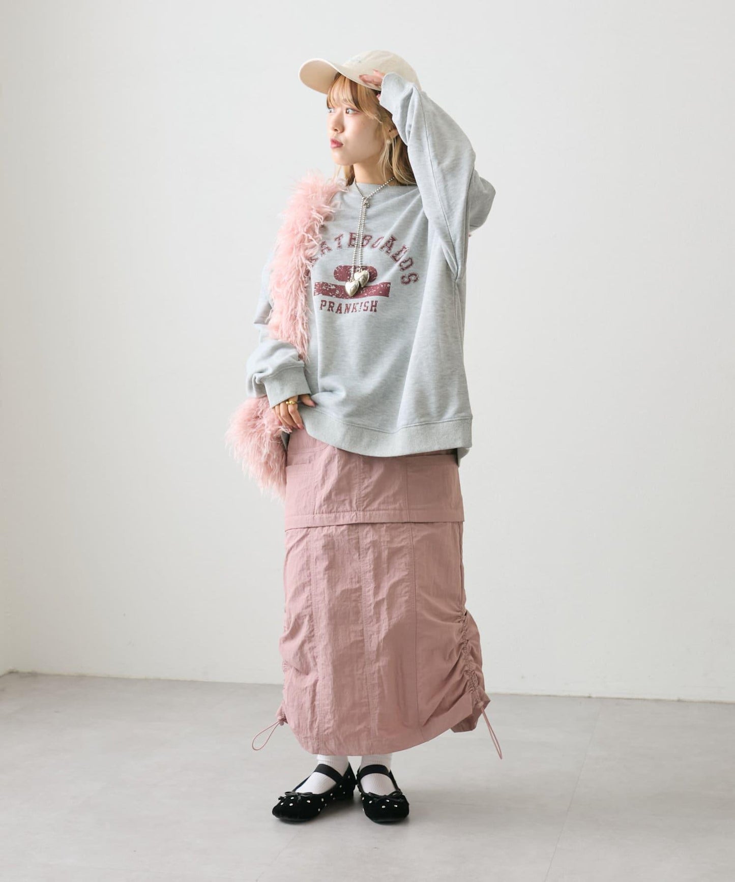 【w closet】多功能工裝裙