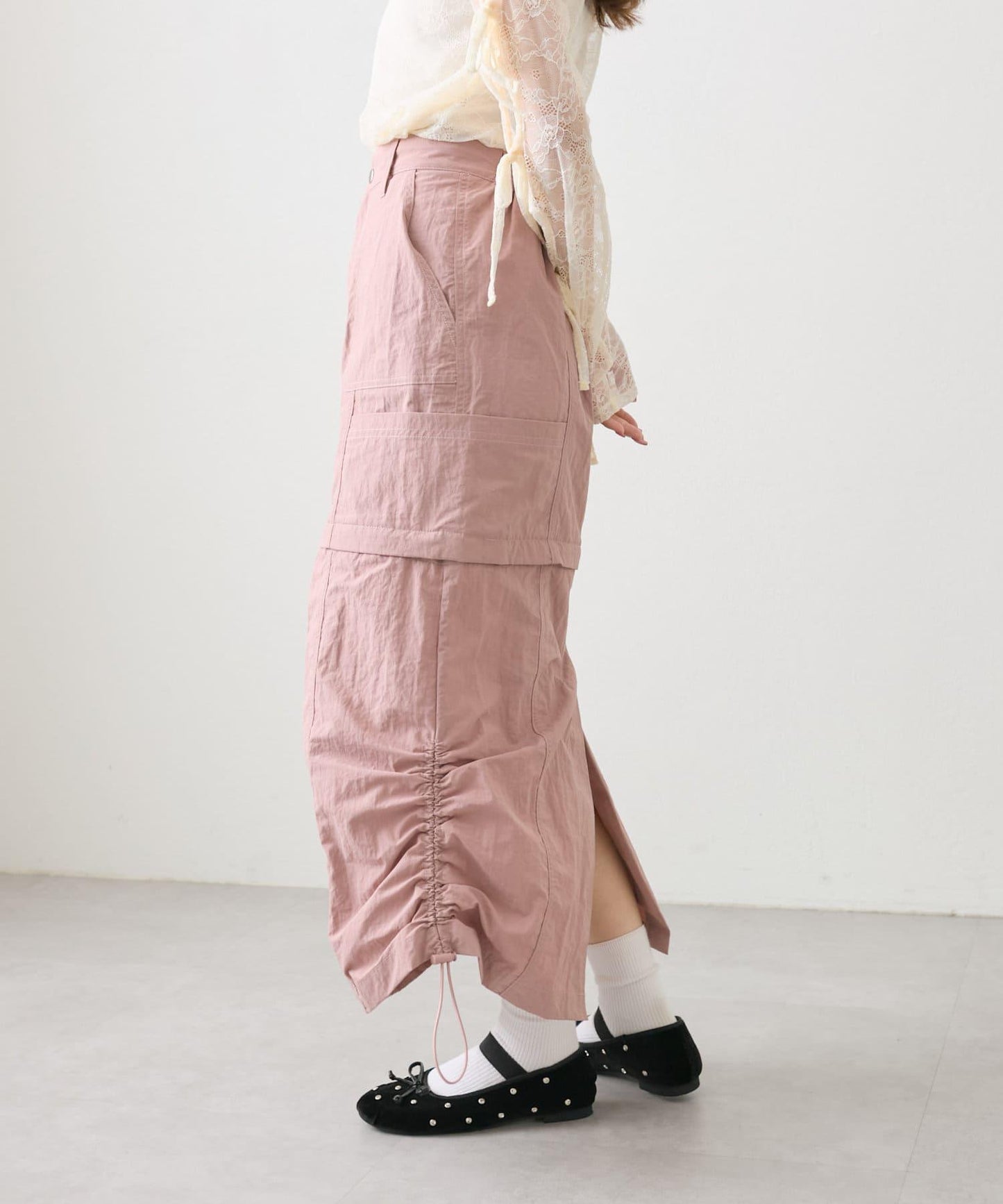 【w closet】多功能工裝裙