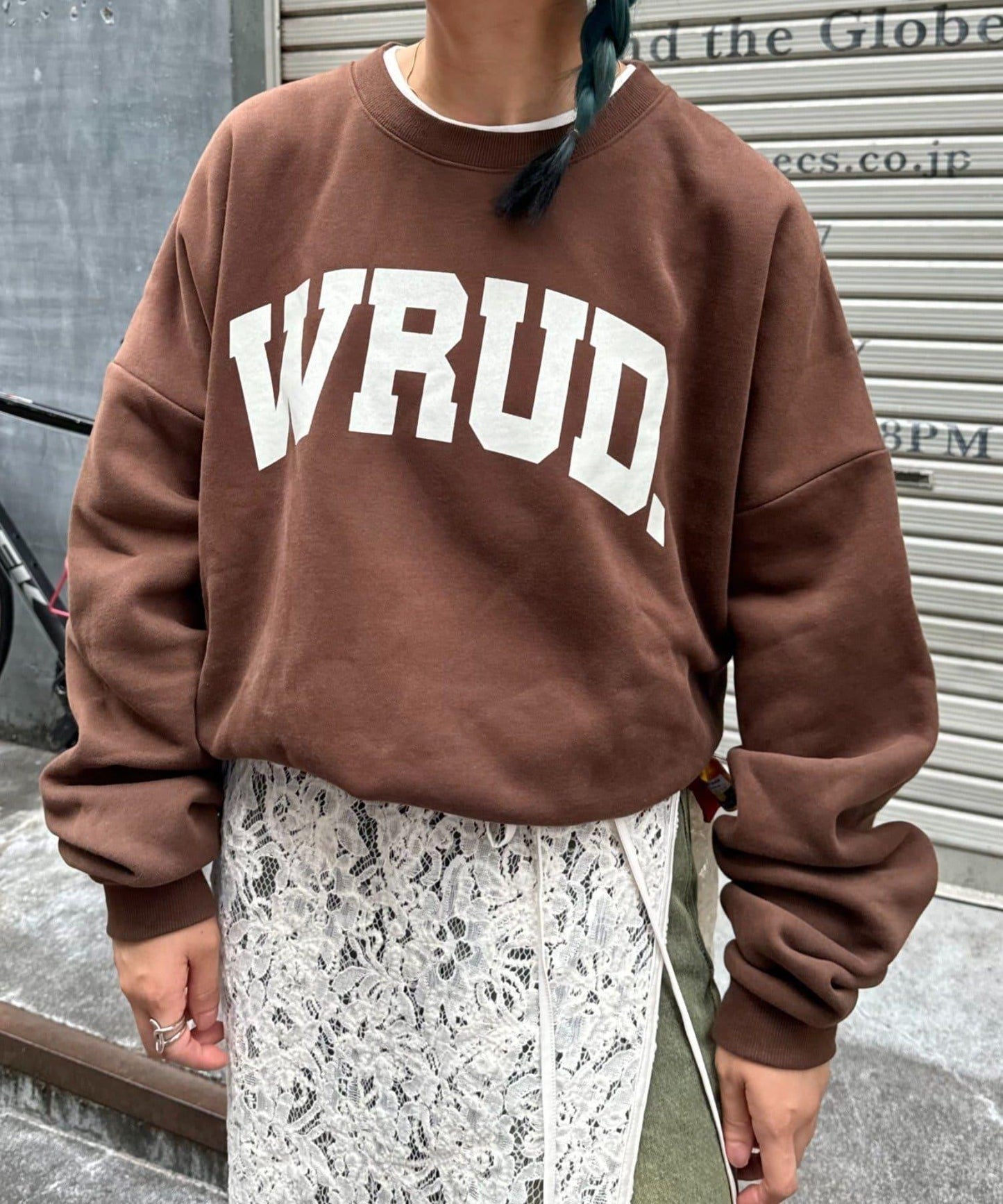 WRUD.寬鬆版型標誌衛衣