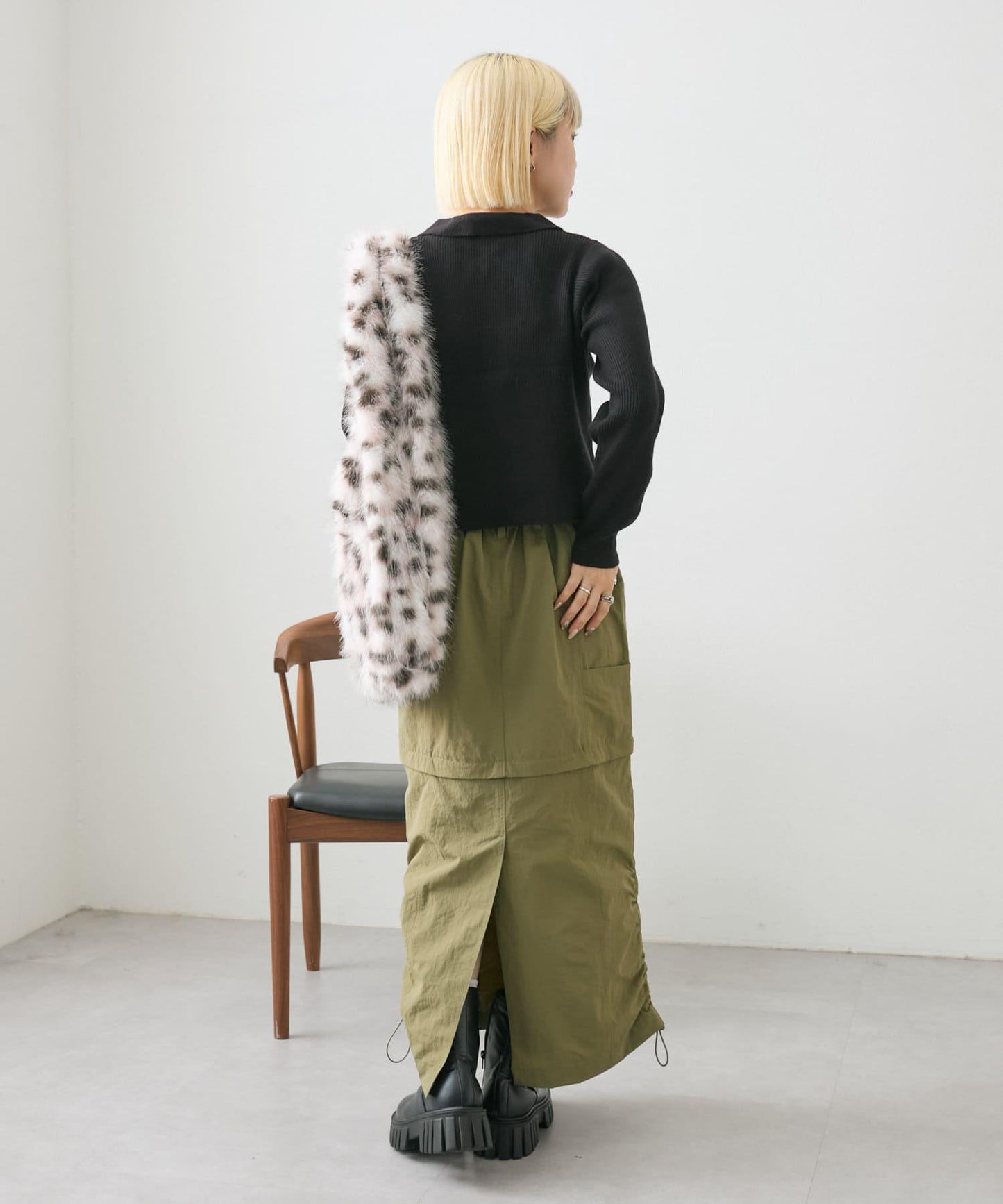 【w closet】多功能工裝裙