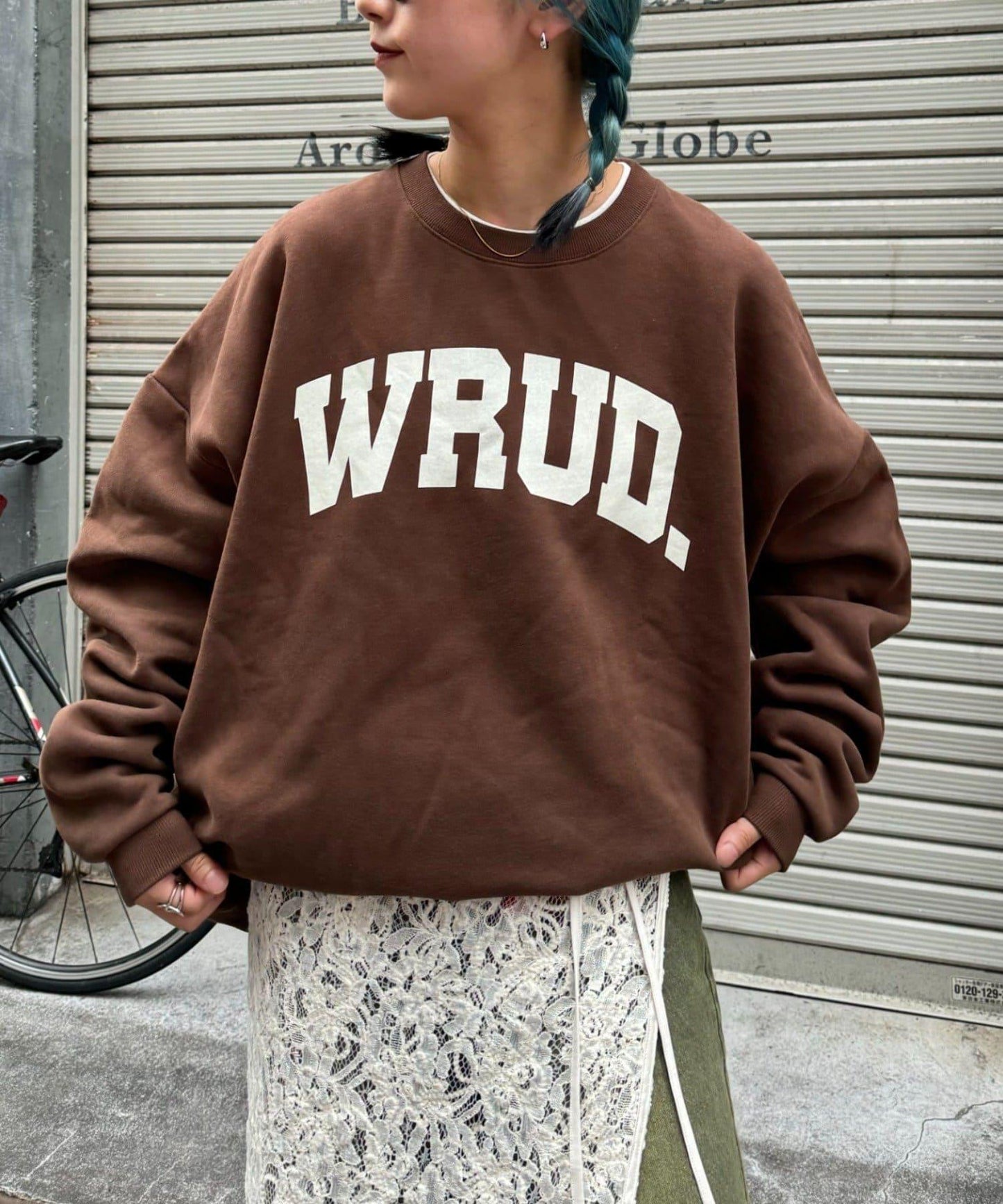 WRUD.寬鬆版型標誌衛衣