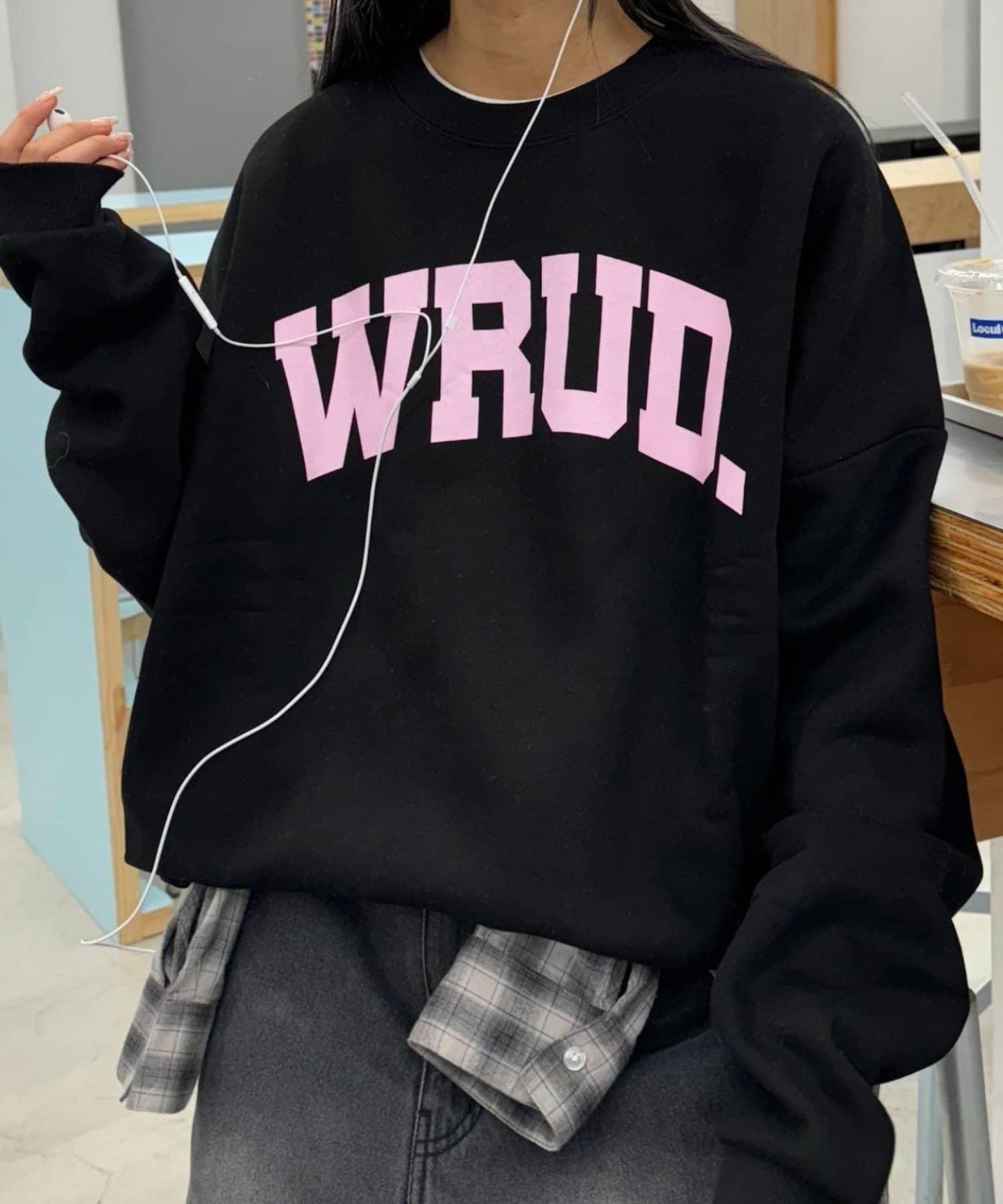 WRUD.寬鬆版型標誌衛衣