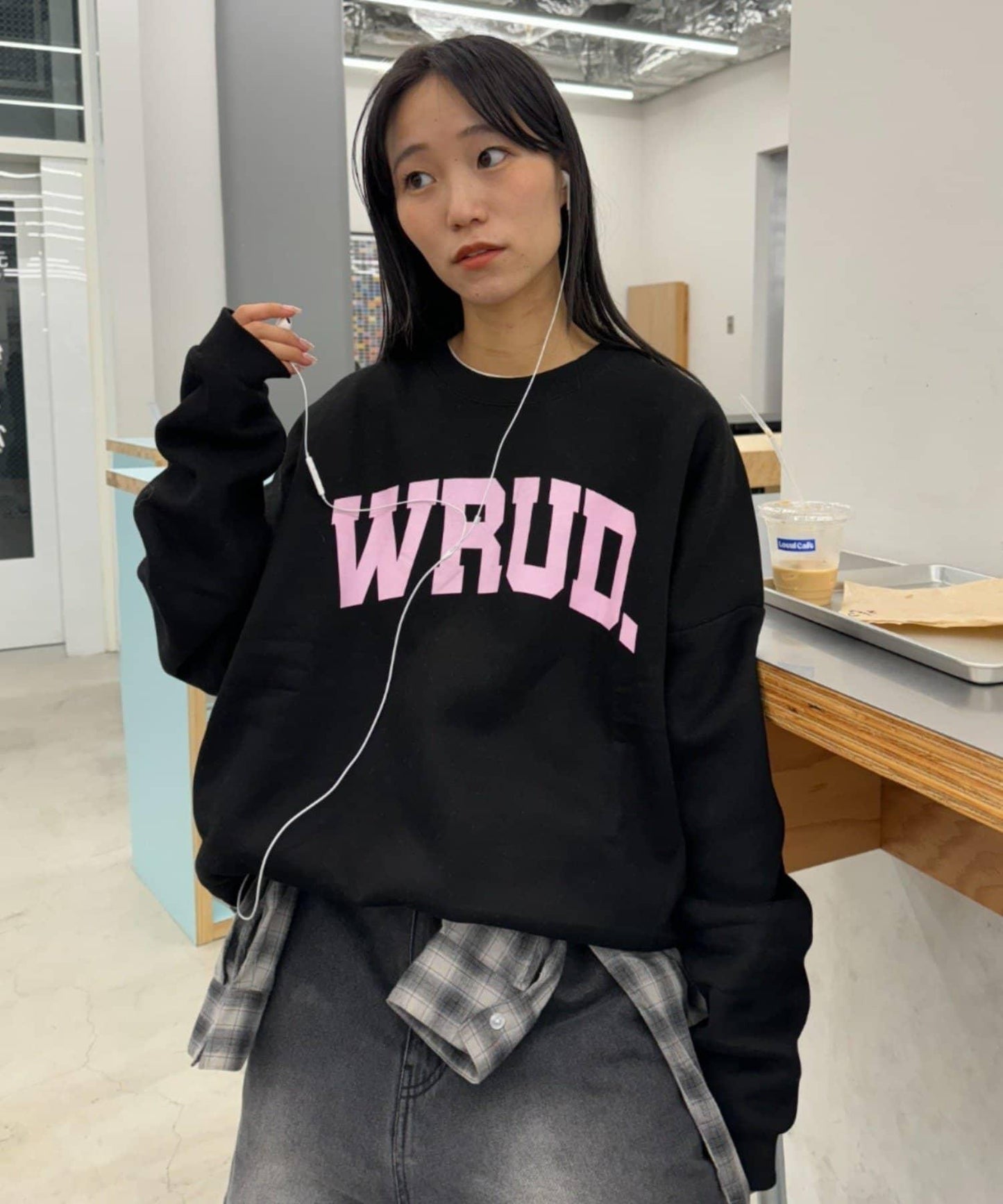 WRUD.寬鬆版型標誌衛衣