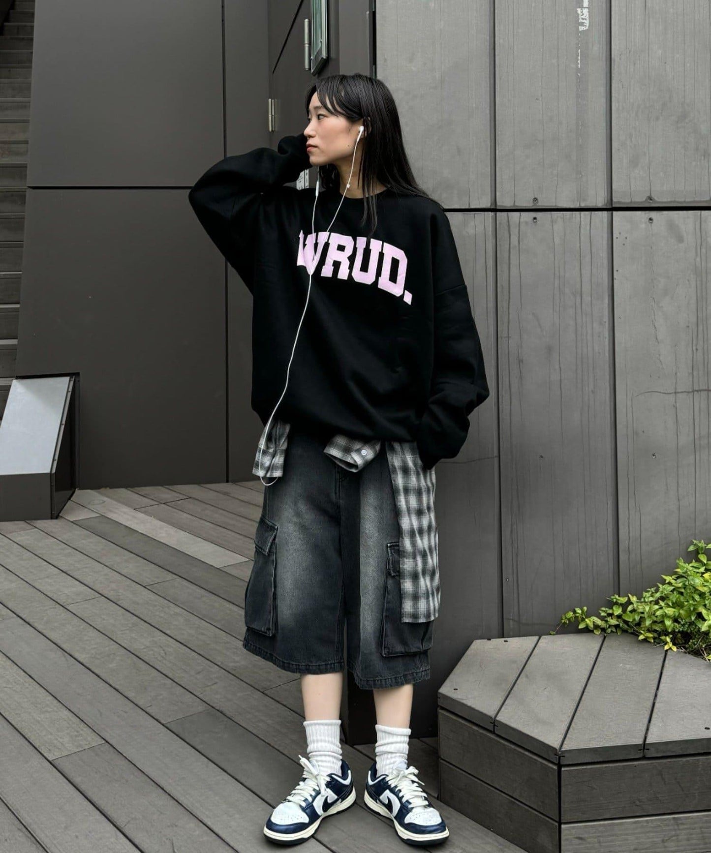 WRUD.寬鬆版型標誌衛衣