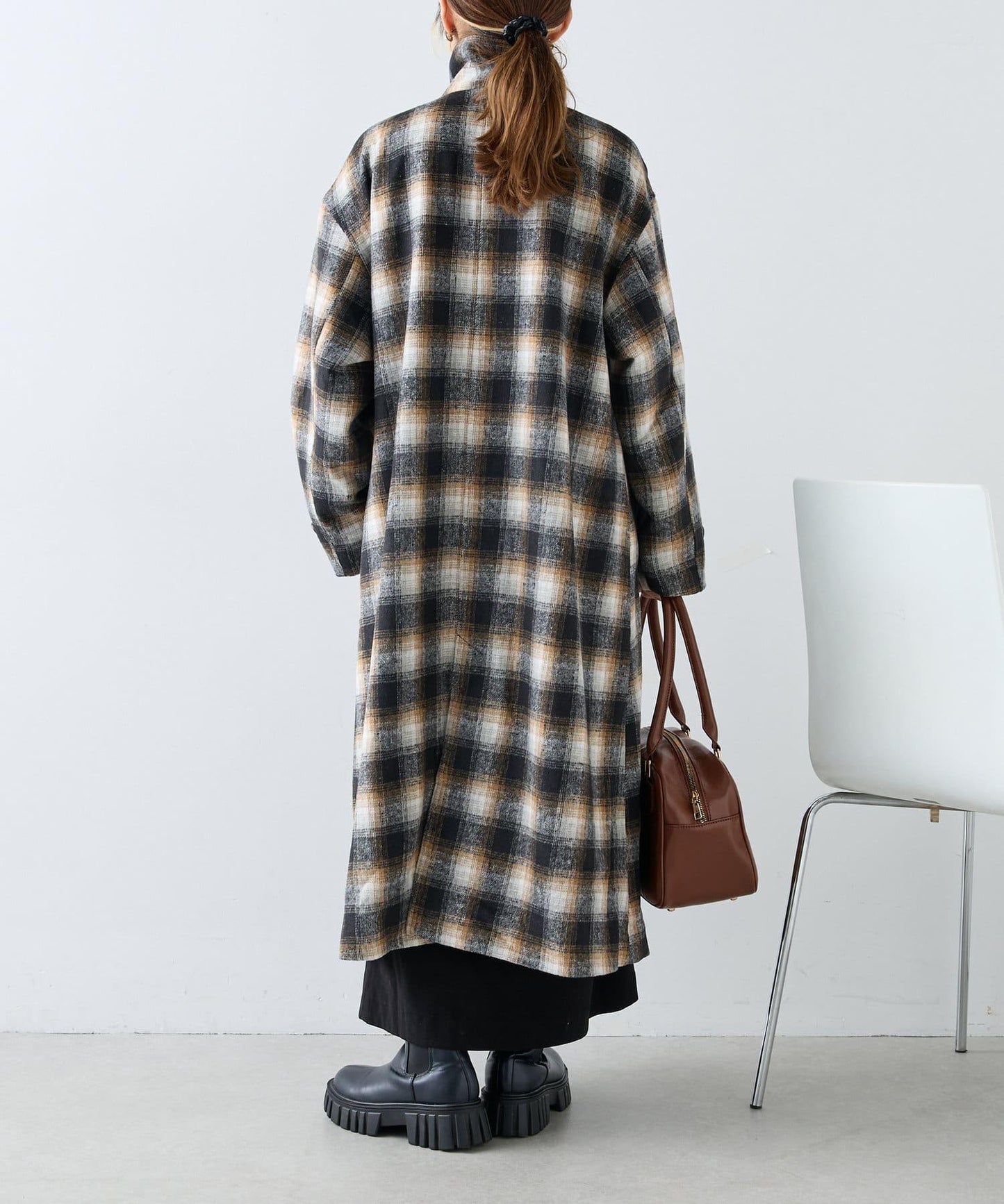 【w closet】環保羊毛長款大衣