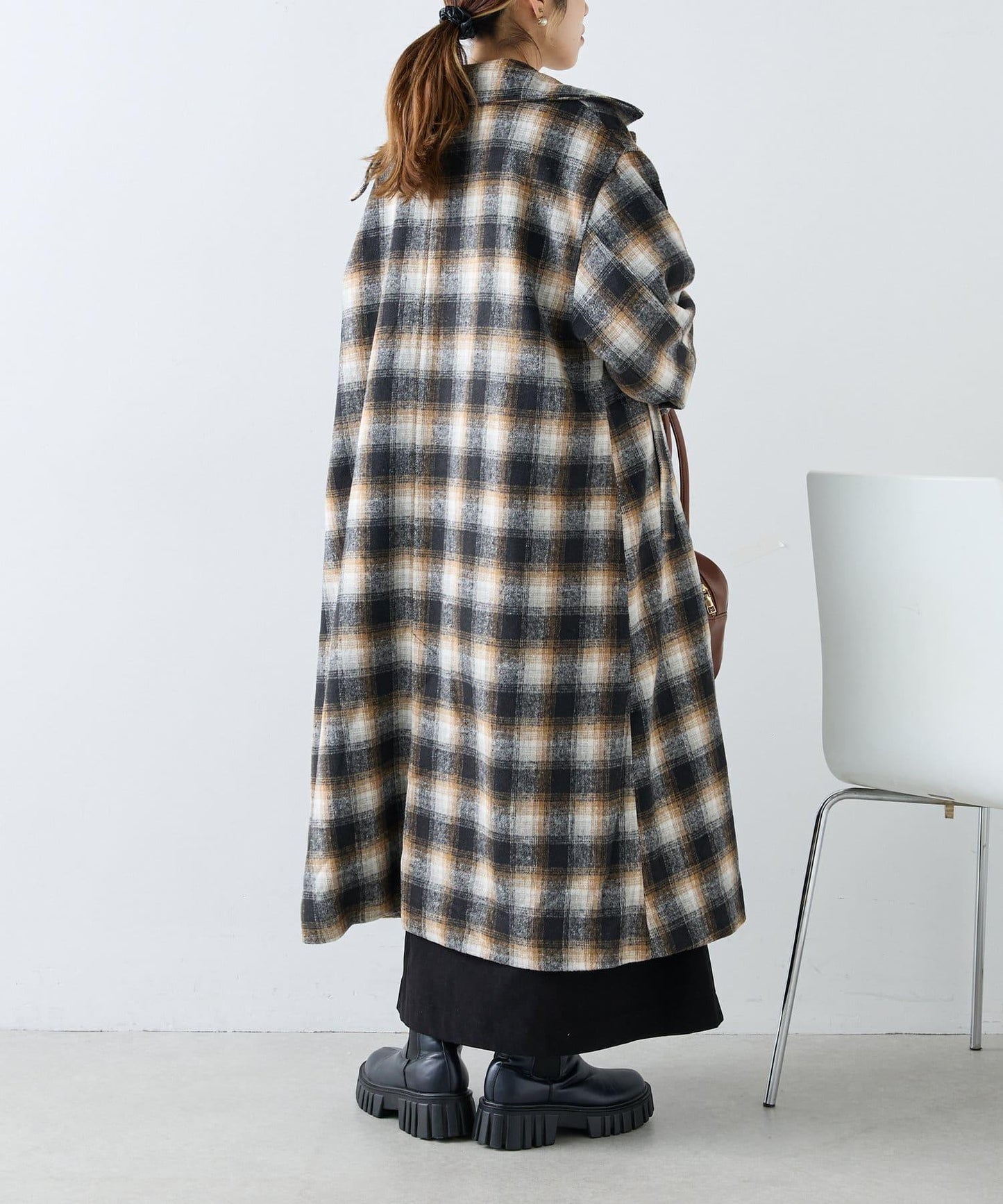 【w closet】環保羊毛長款大衣