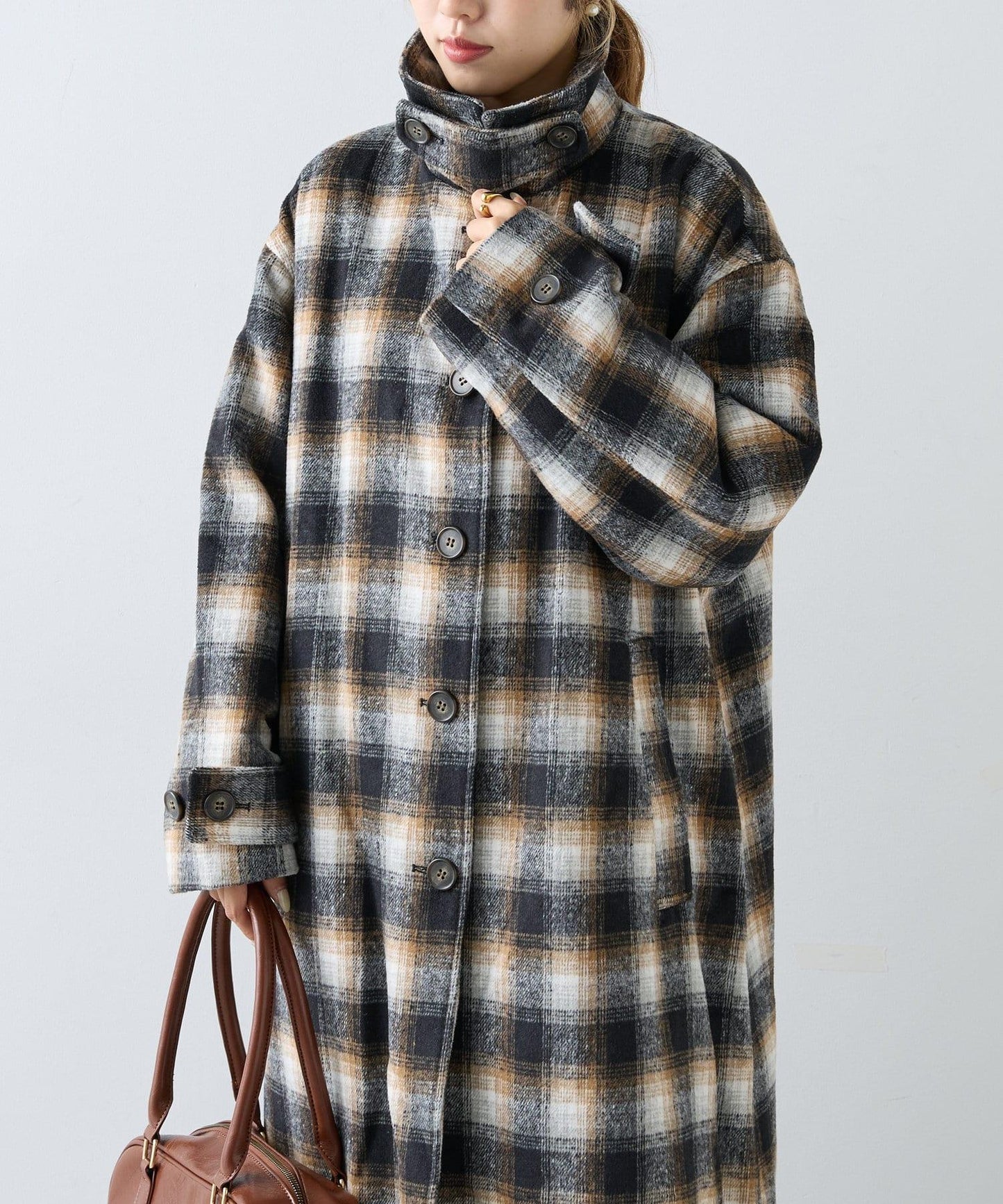 【w closet】環保羊毛長款大衣
