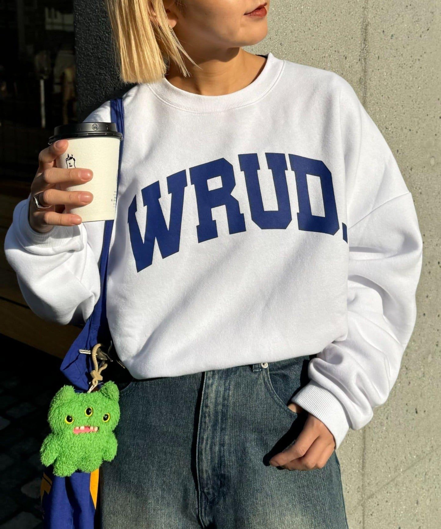 WRUD.寬鬆版型標誌衛衣