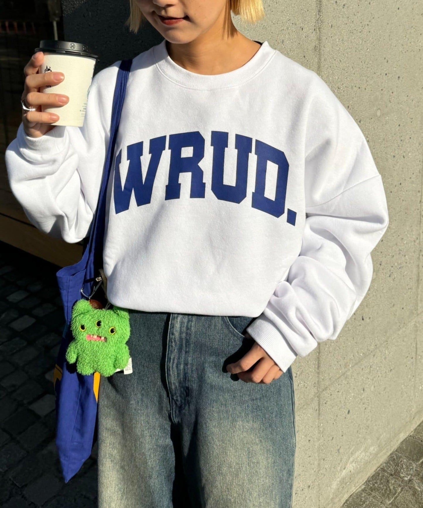 WRUD.寬鬆版型標誌衛衣