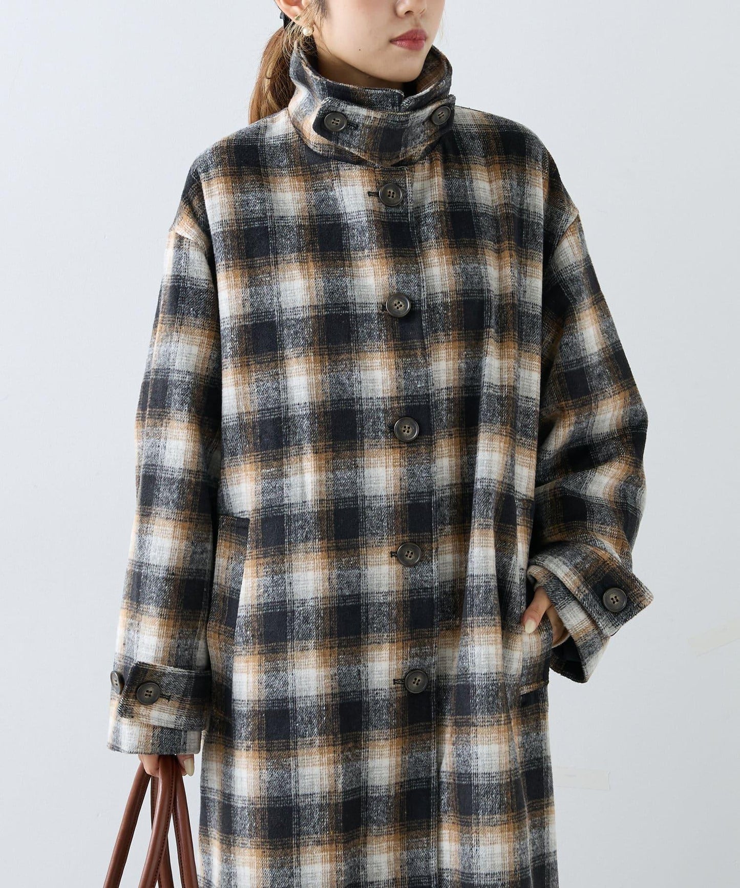 【w closet】環保羊毛長款大衣