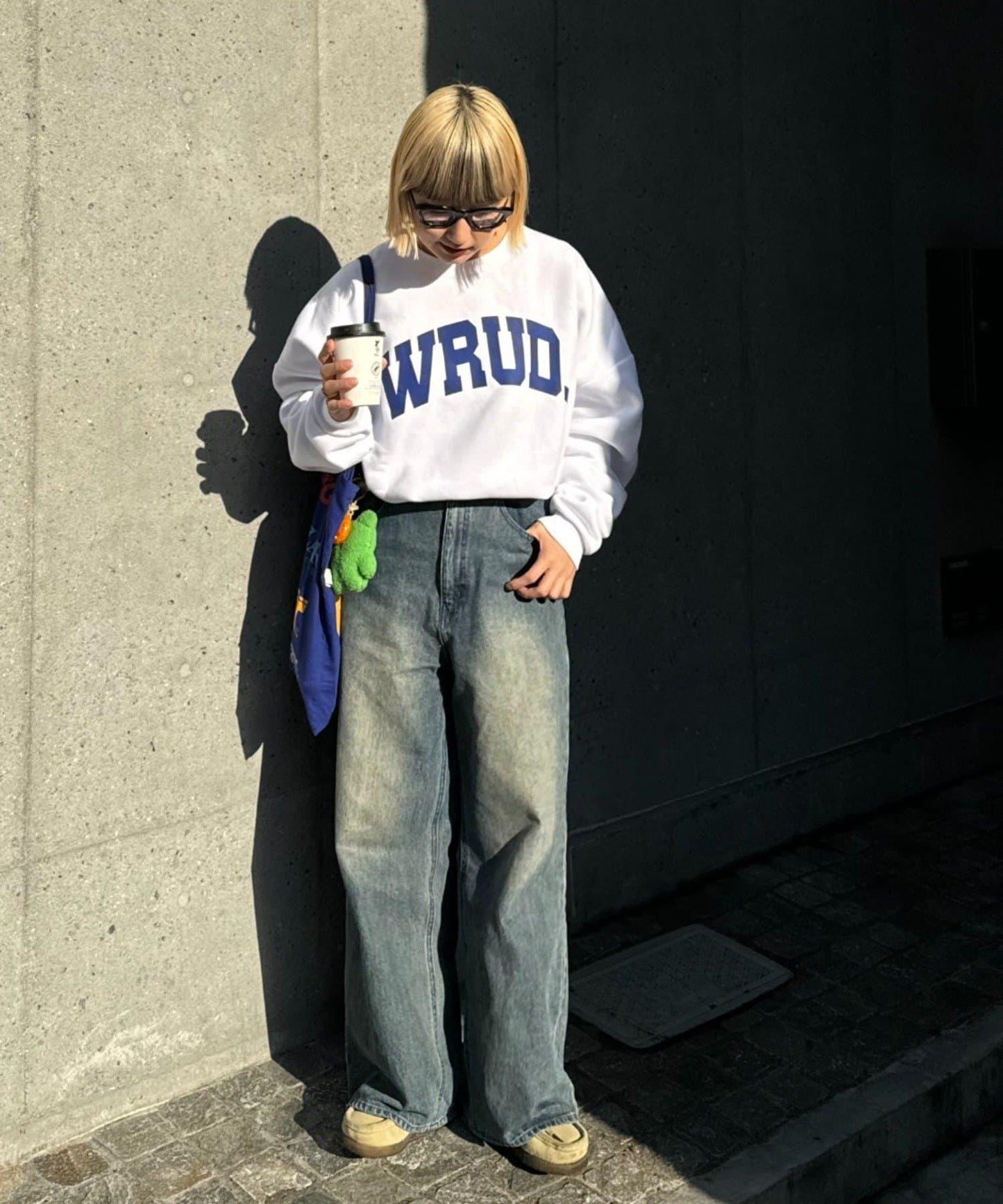 WRUD.寬鬆版型標誌衛衣