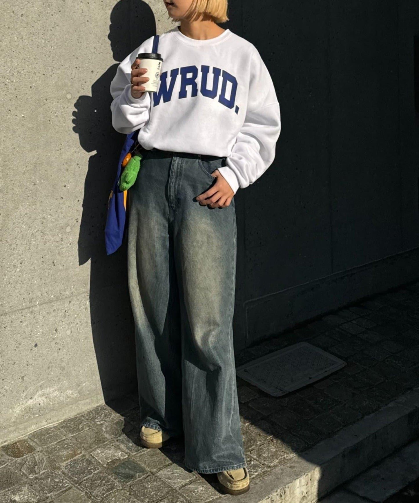 WRUD.寬鬆版型標誌衛衣