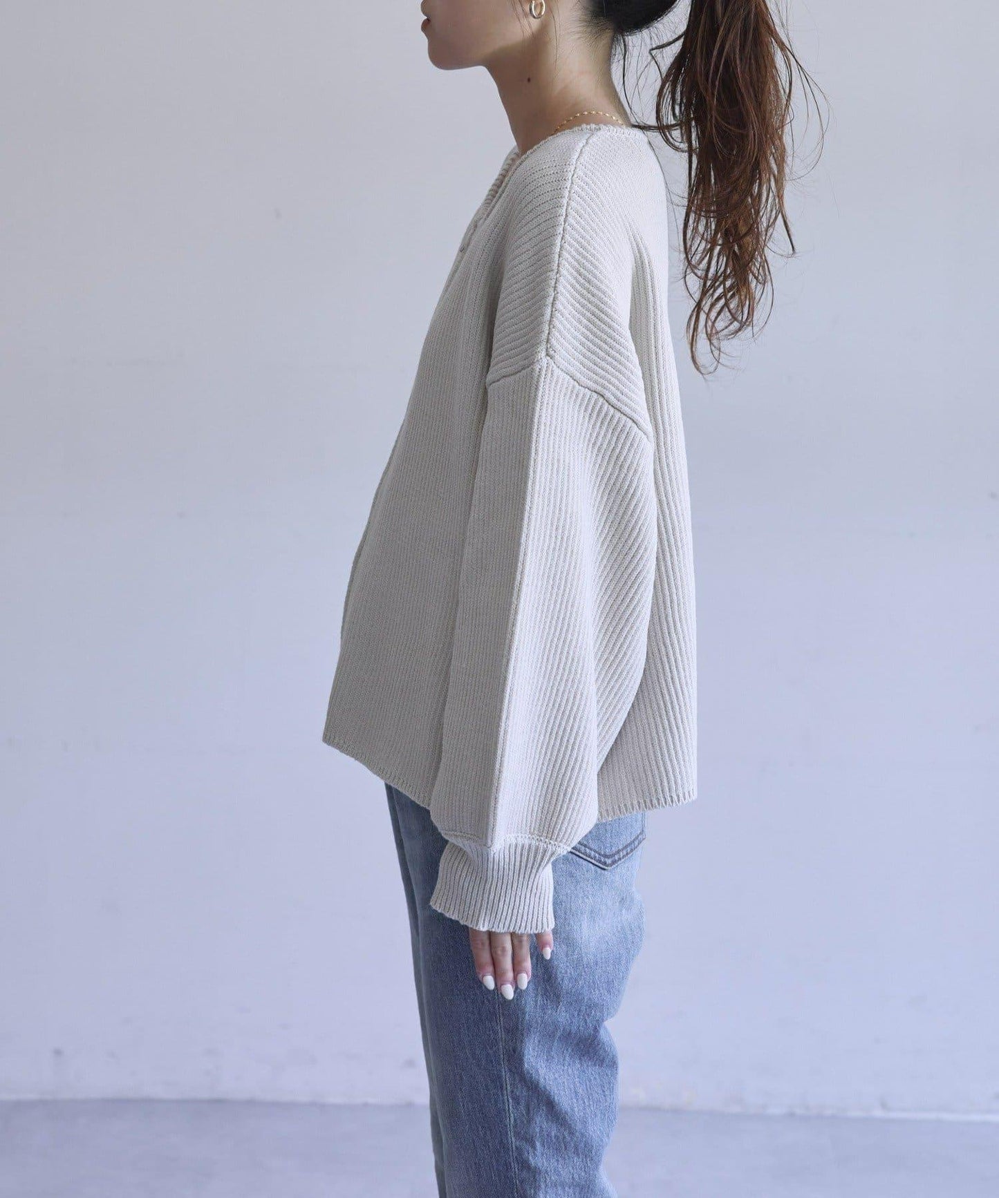 W彈力雙拉鍊針織開衫