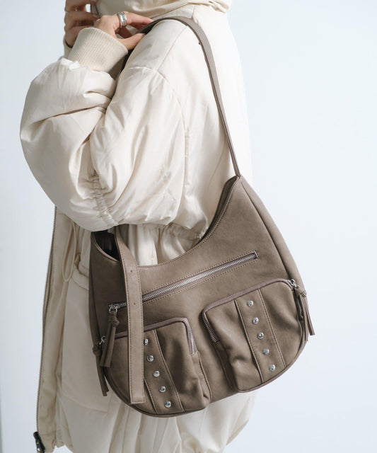 鉚釘中號手提包