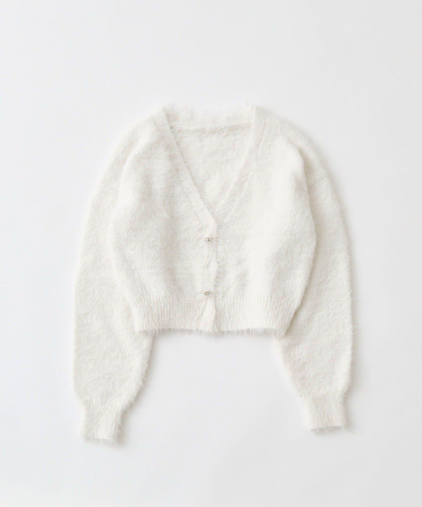 melty蝴蝶結短款針織衫