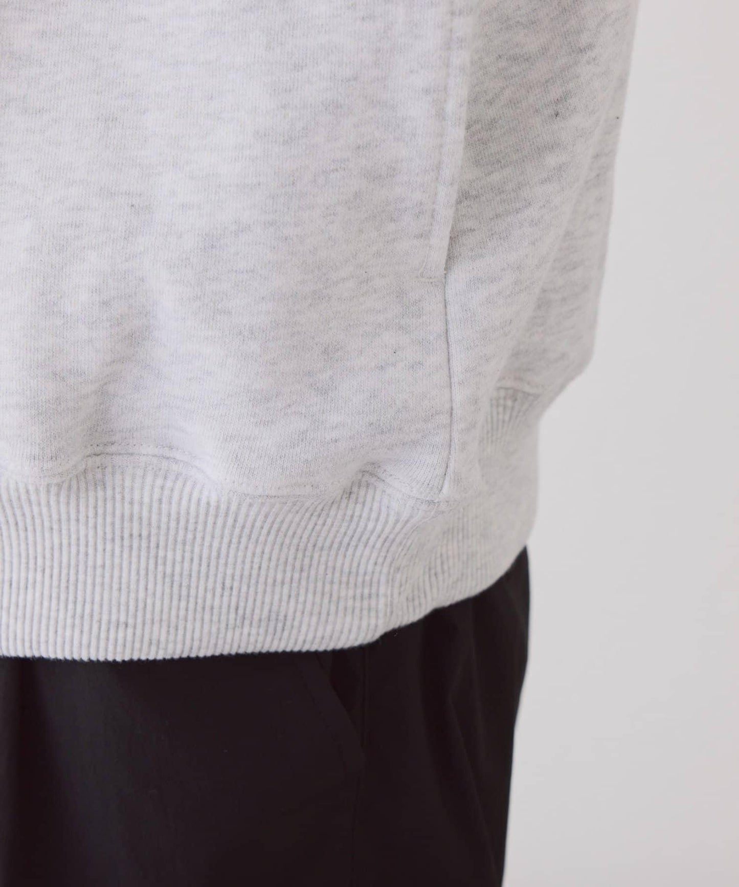 【DISCUS】男女同款加絨半拉鍊套頭衫