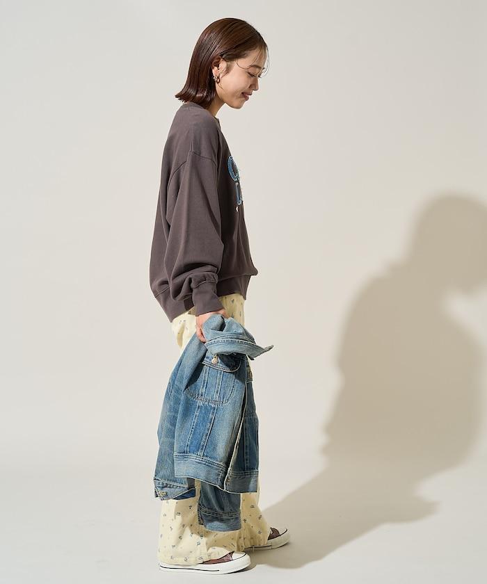 牛仔標誌雛菊衛衣