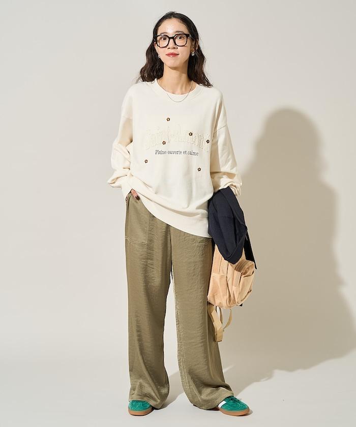 牛仔標誌雛菊衛衣