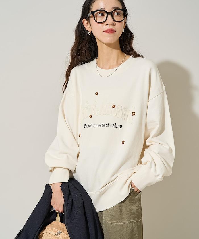 牛仔標誌雛菊衛衣