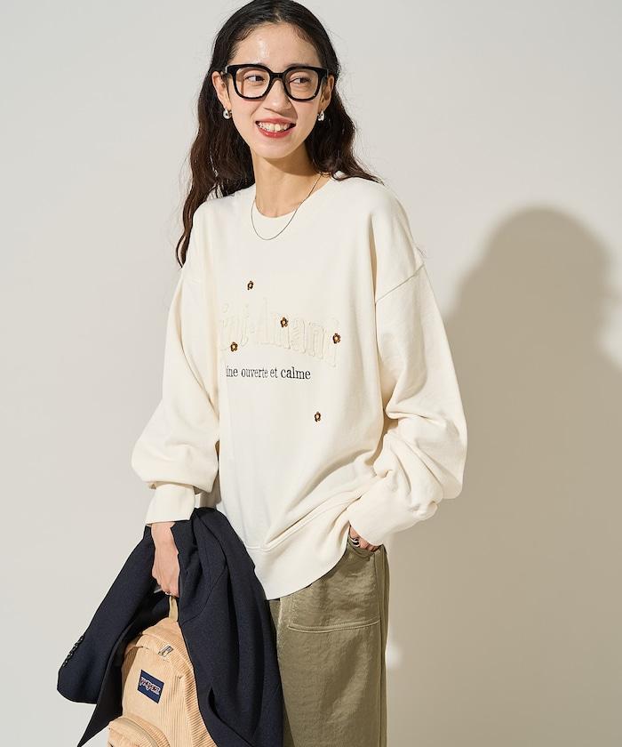 牛仔標誌雛菊衛衣