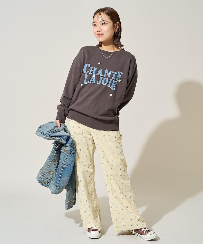 牛仔標誌雛菊衛衣