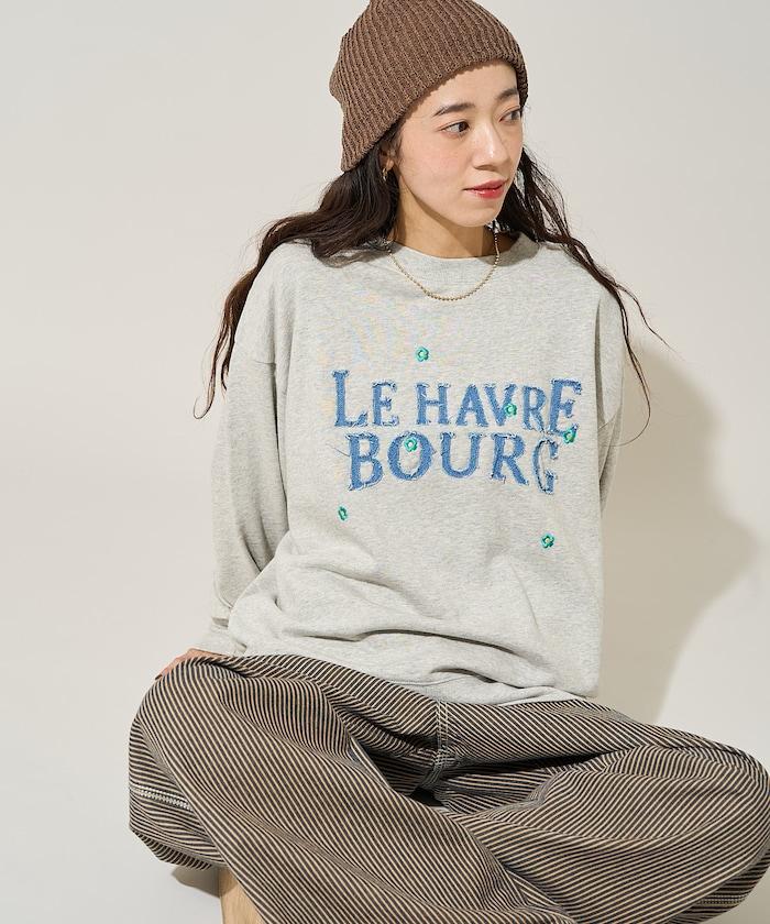 牛仔標誌雛菊衛衣