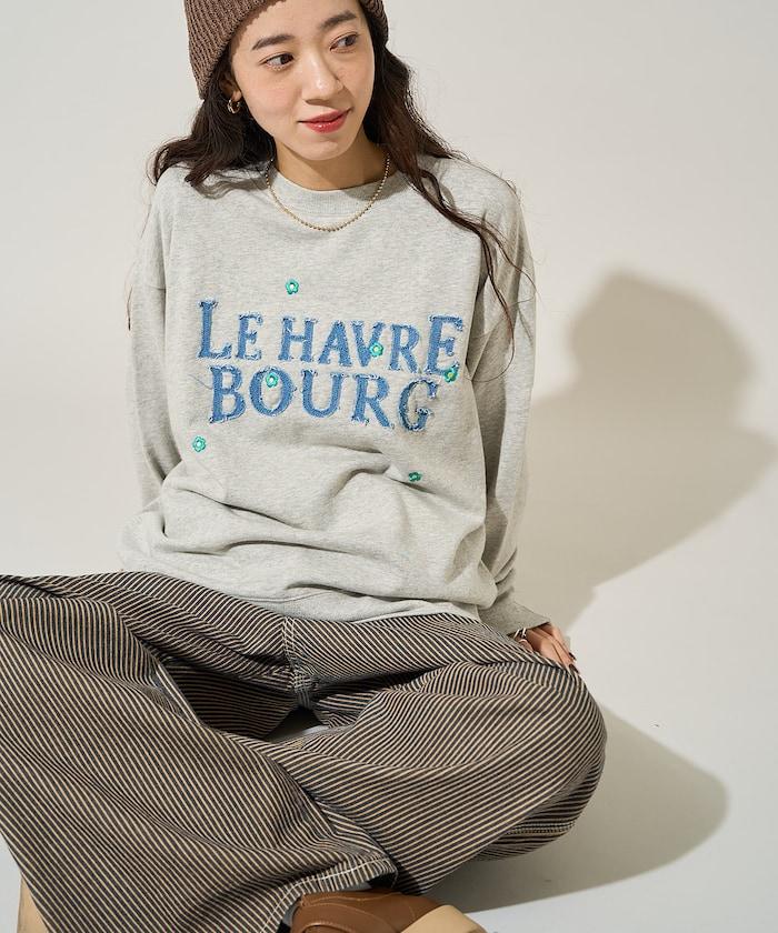 牛仔標誌雛菊衛衣