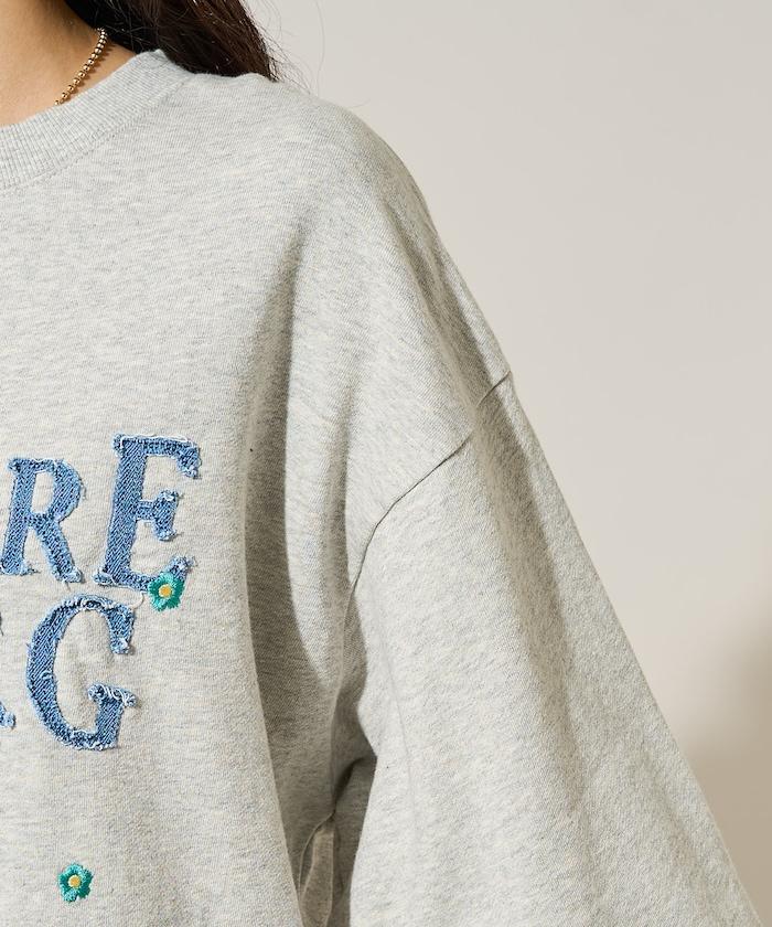 牛仔標誌雛菊衛衣