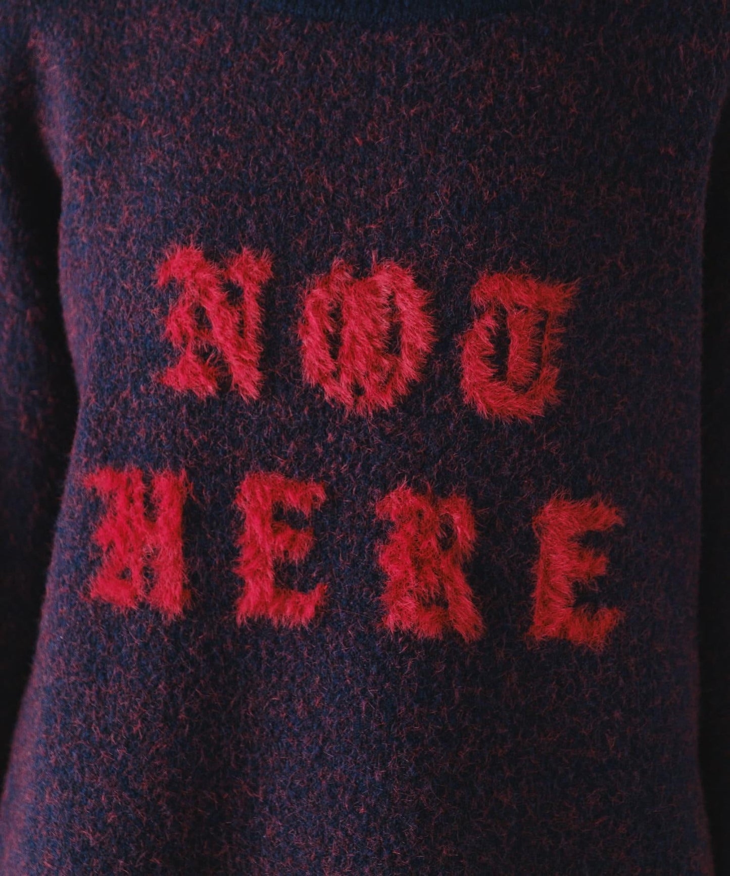 刺繡縫線字母長款上衣