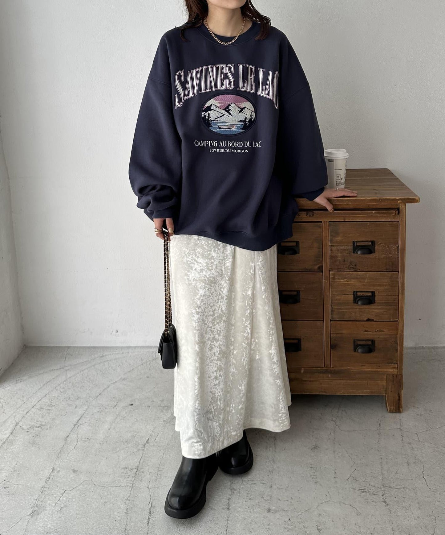 【Discoat】紀念款山脈刺繡衛衣