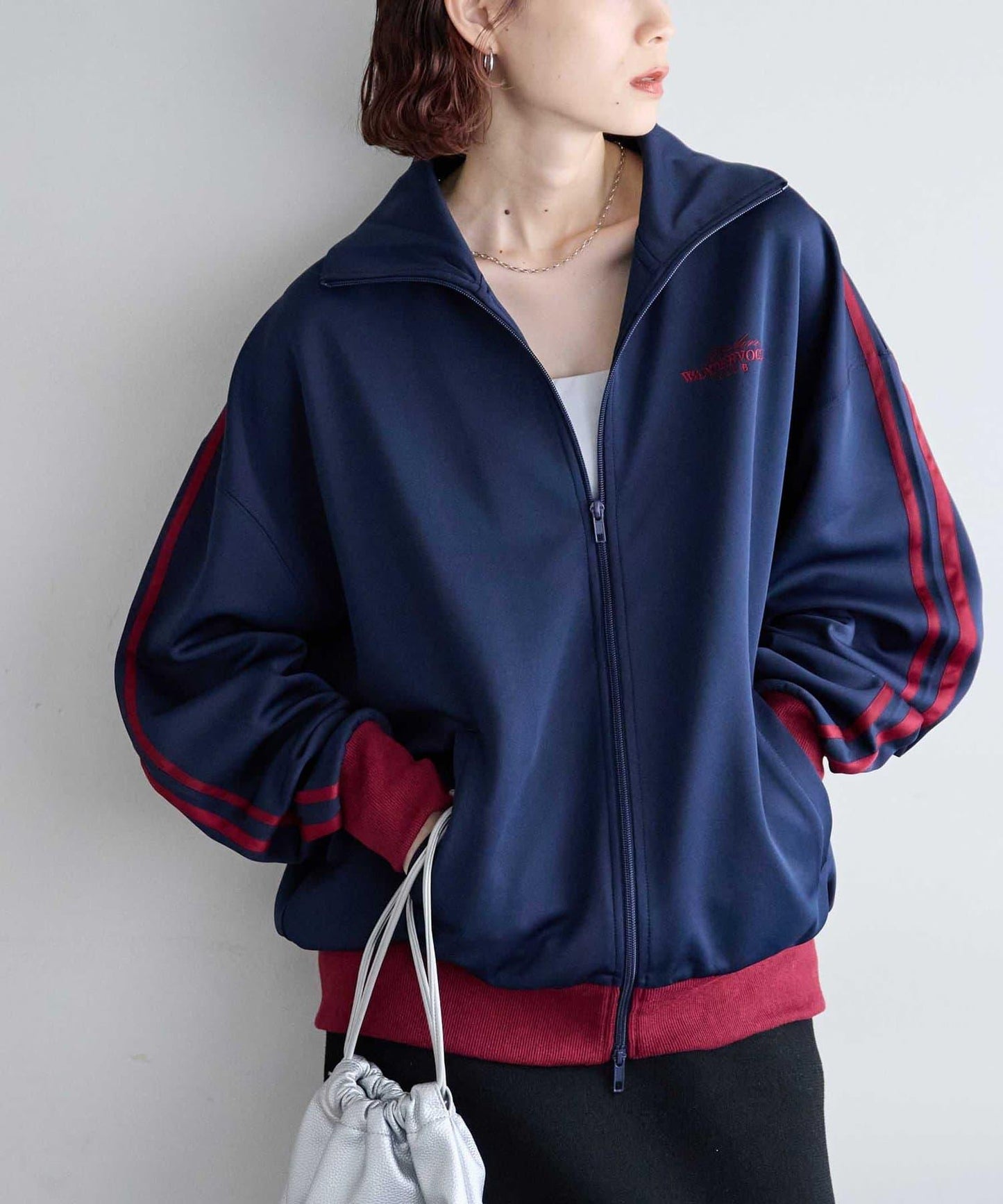 【Discoat】單點刺繡運動夾克