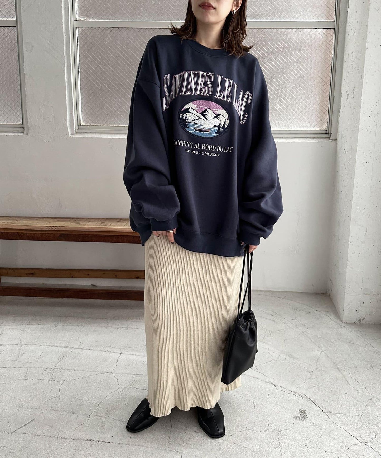 【Discoat】紀念款山脈刺繡衛衣