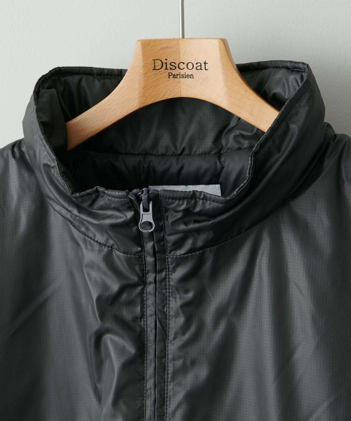【Discoat】尼龍迷你格輕薄棉服夾克