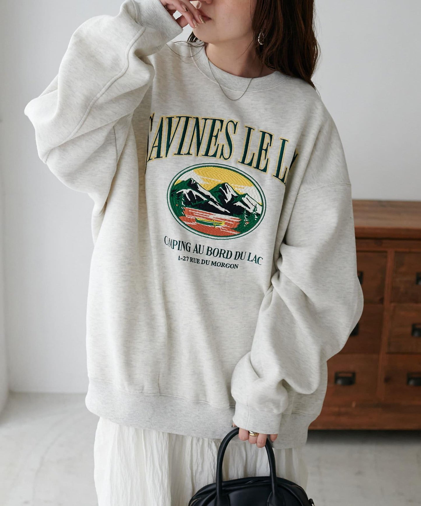 【Discoat】紀念款山脈刺繡衛衣