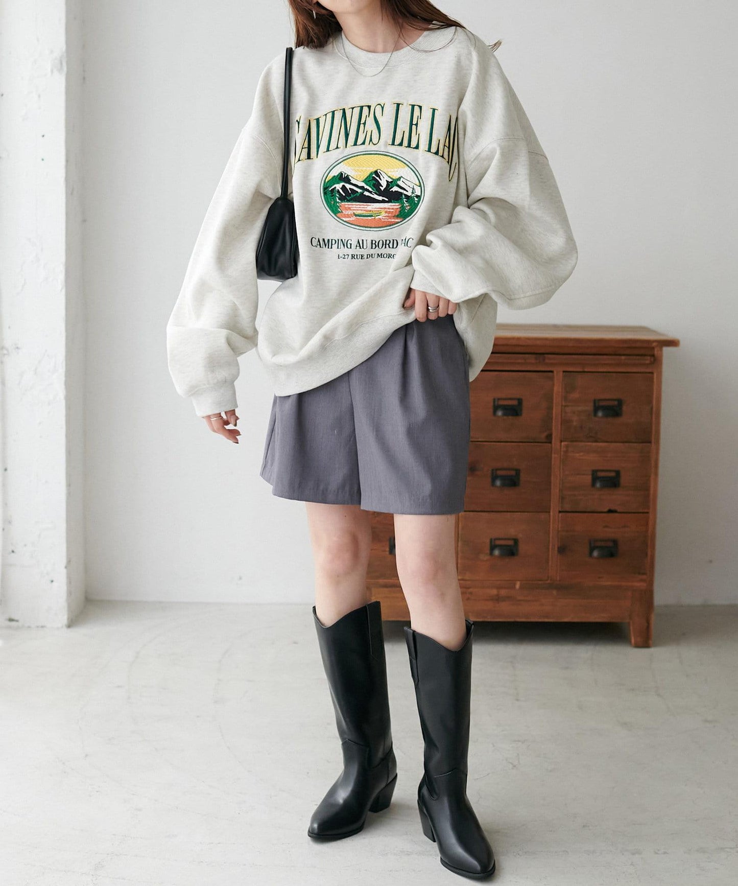 【Discoat】紀念款山脈刺繡衛衣