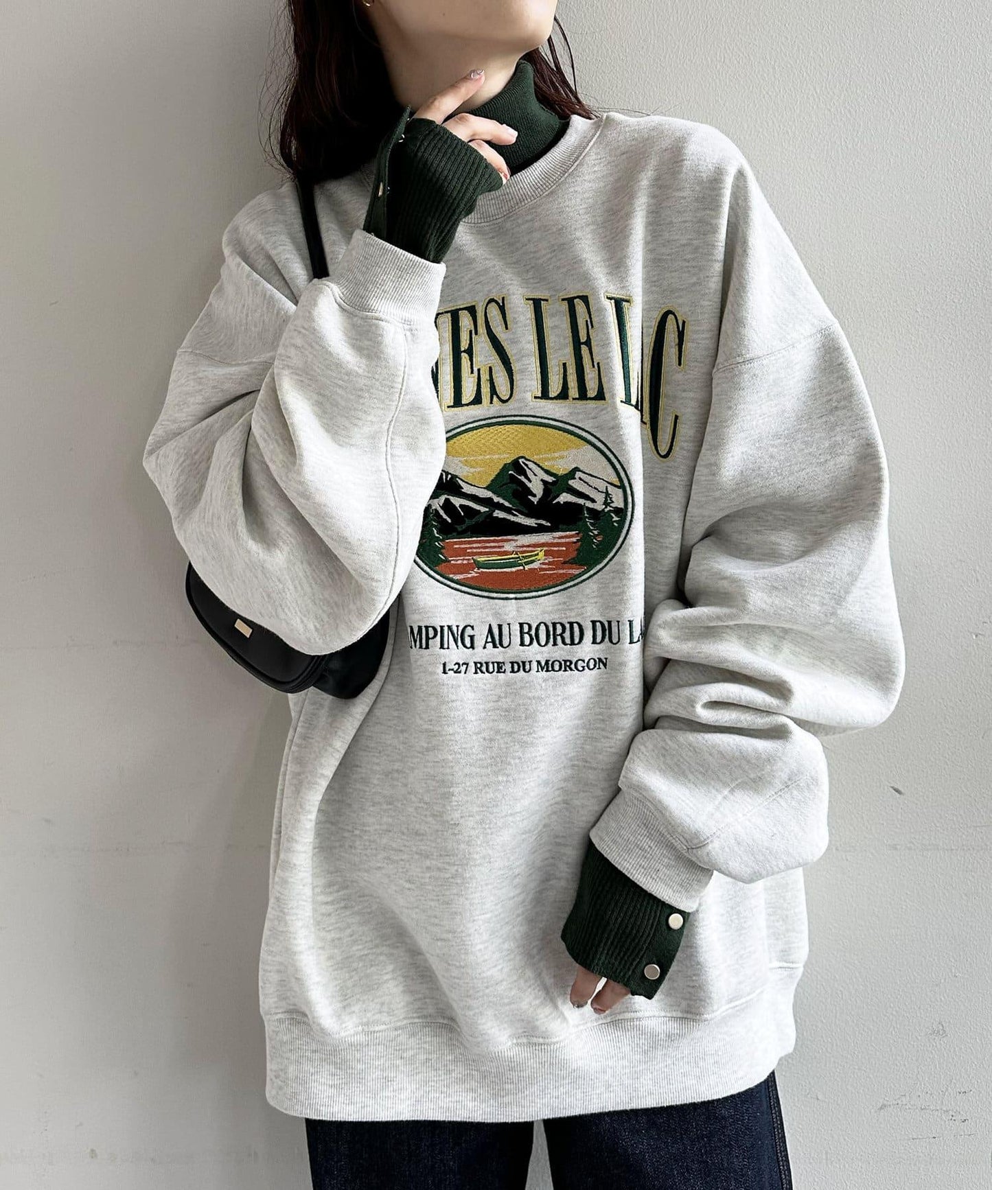【Discoat】紀念款山脈刺繡衛衣