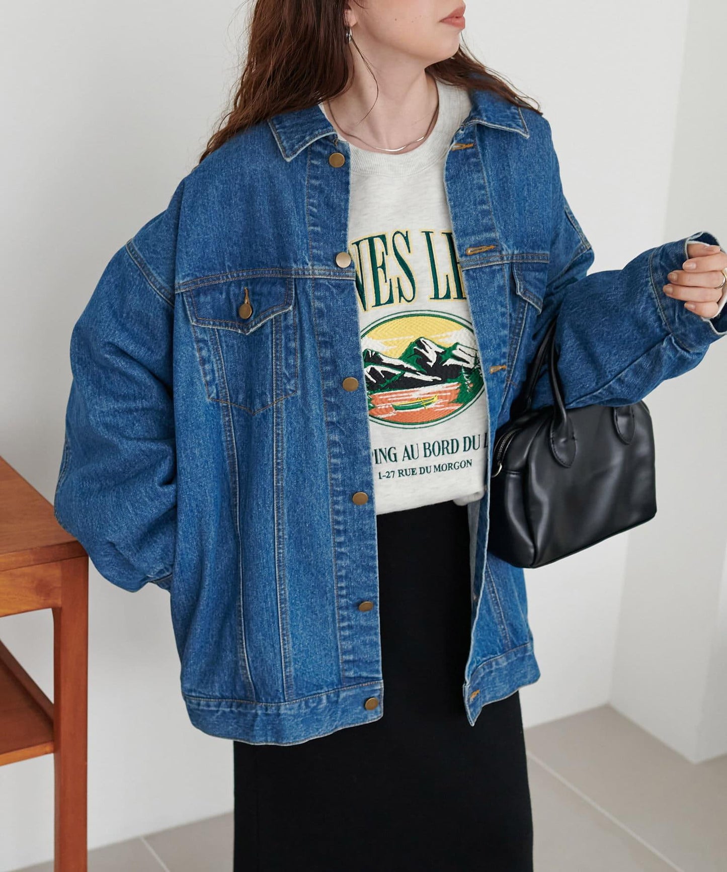 【Discoat】紀念款山脈刺繡衛衣