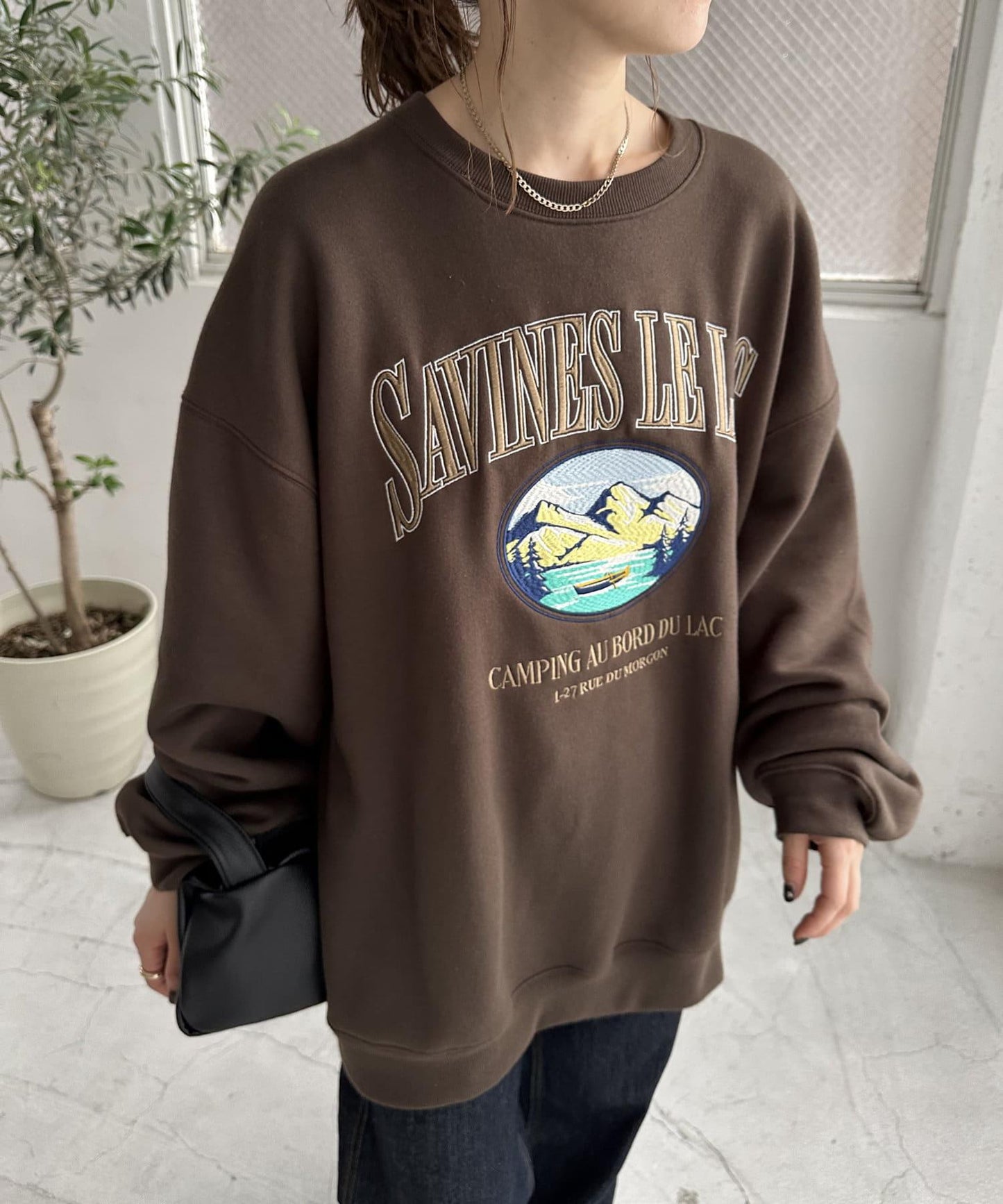 【Discoat】紀念款山脈刺繡衛衣