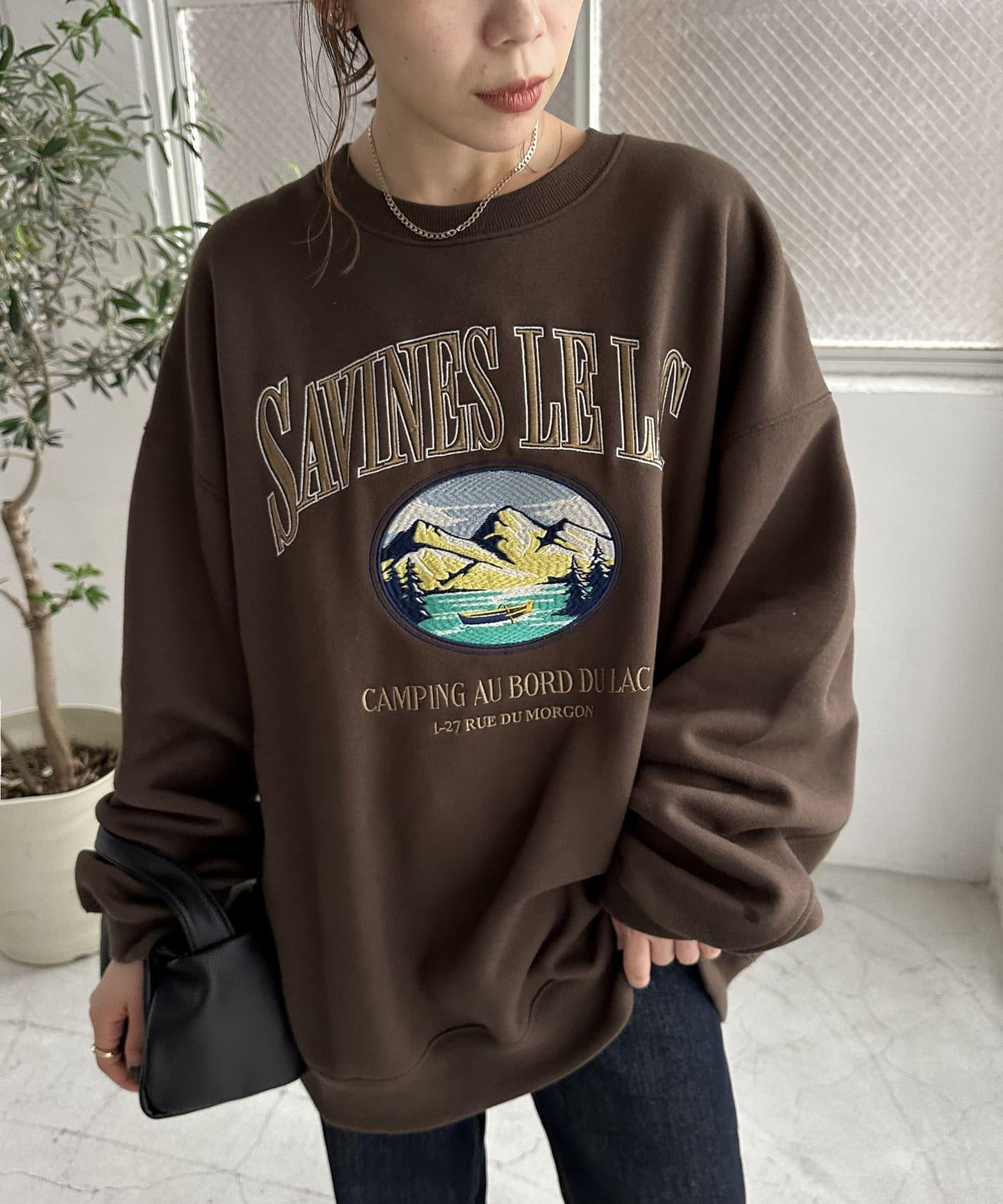 【Discoat】紀念款山脈刺繡衛衣