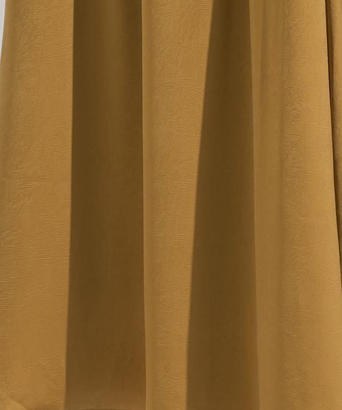 緞面休閒喇叭裙<套裝可搭配>