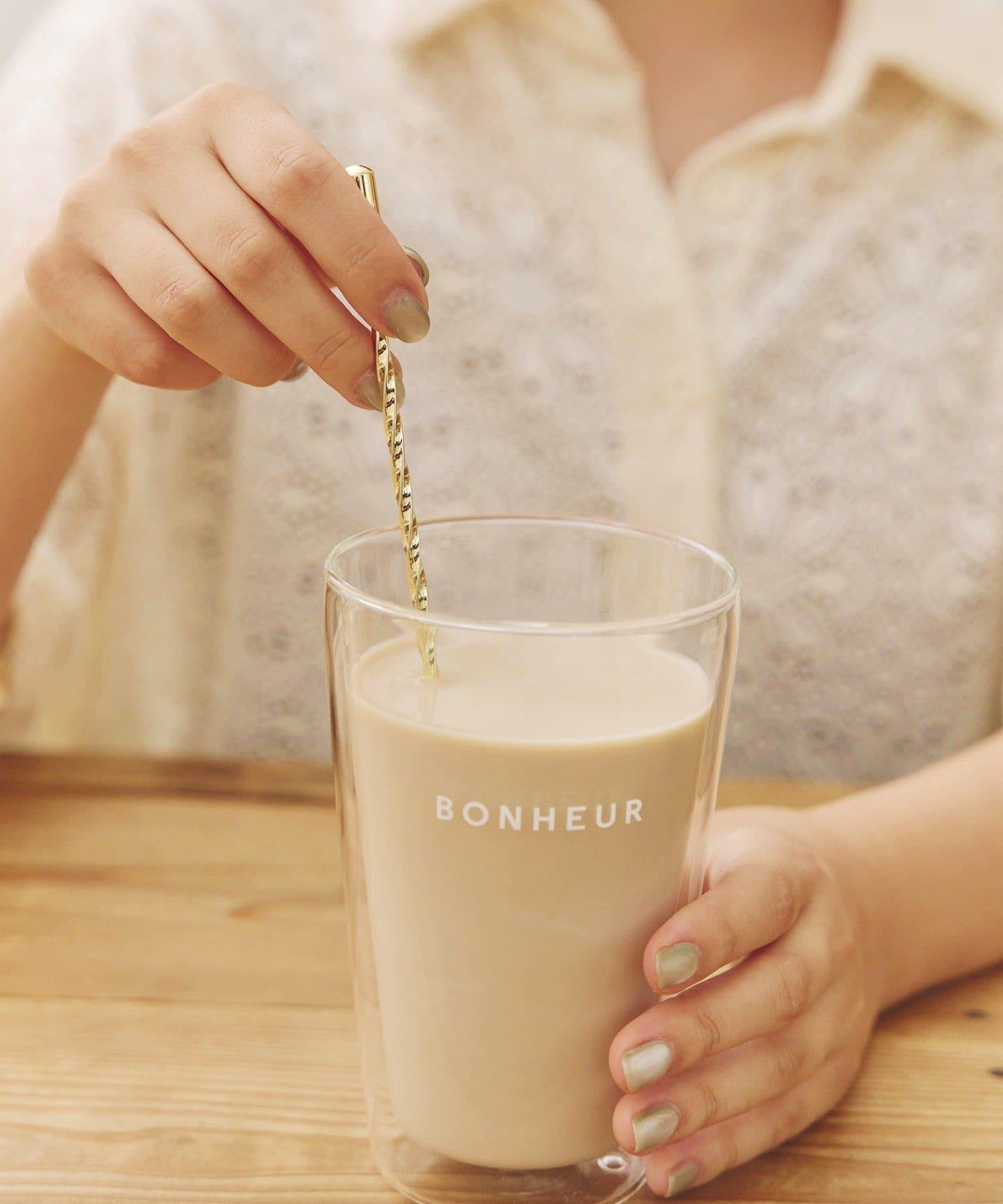 ダブルウォールタンブラー:500ml/パンとコーヒー